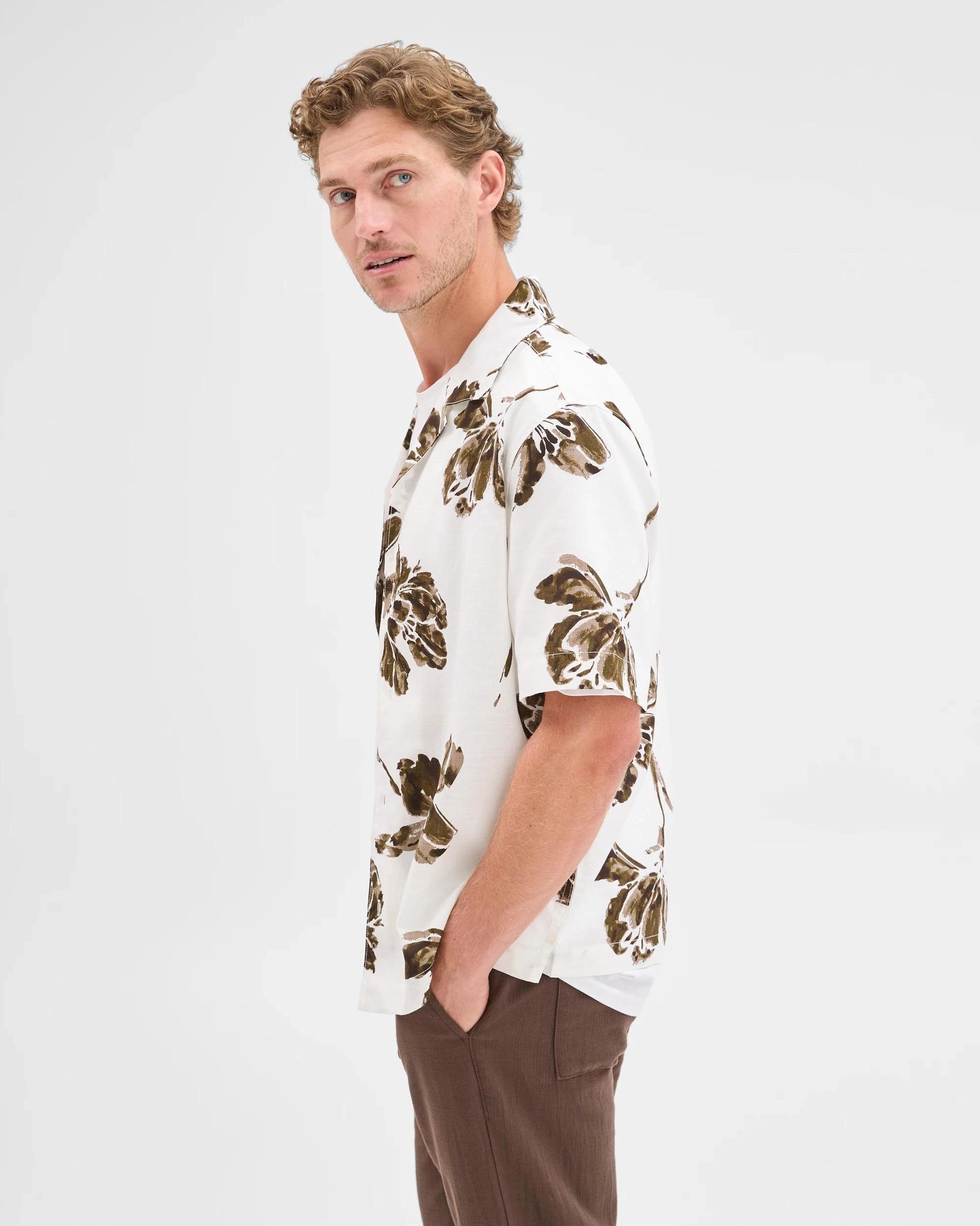 5 Preview Short Sleeve Resort Shirt NEUTRAL, 5 of 8