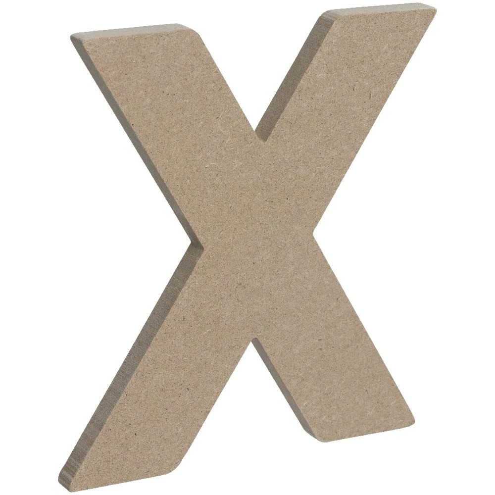 3 Born Wooden Alphabet Letter X 20cm, 3 of 3