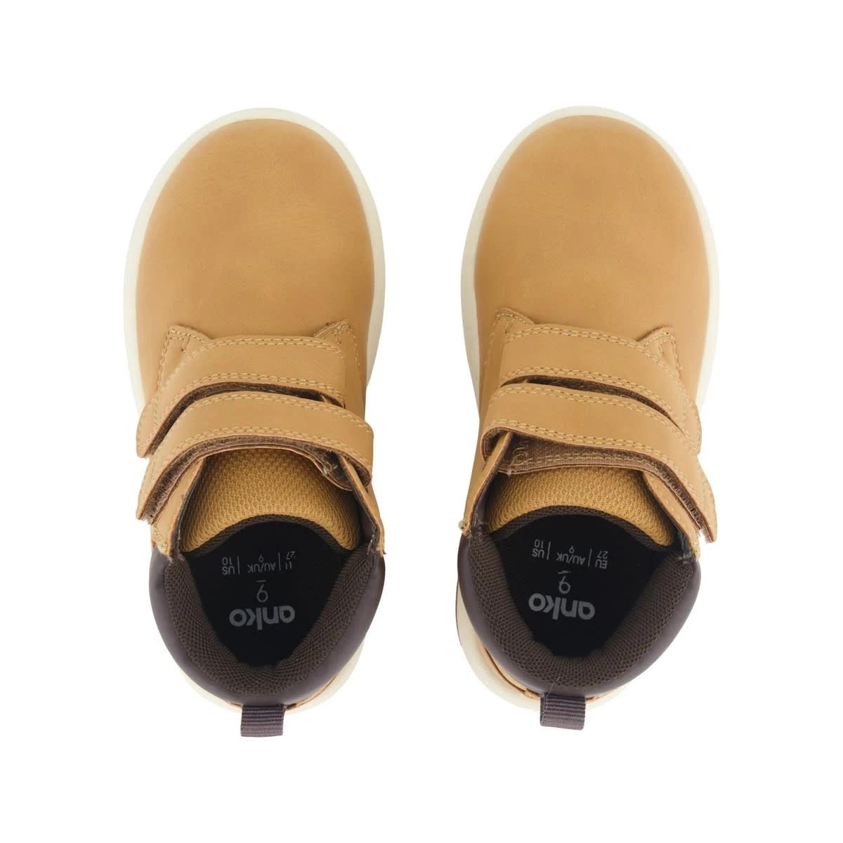 2 Junior Hi Top Casual Sneakers AMBER GOLD, 2 of 5