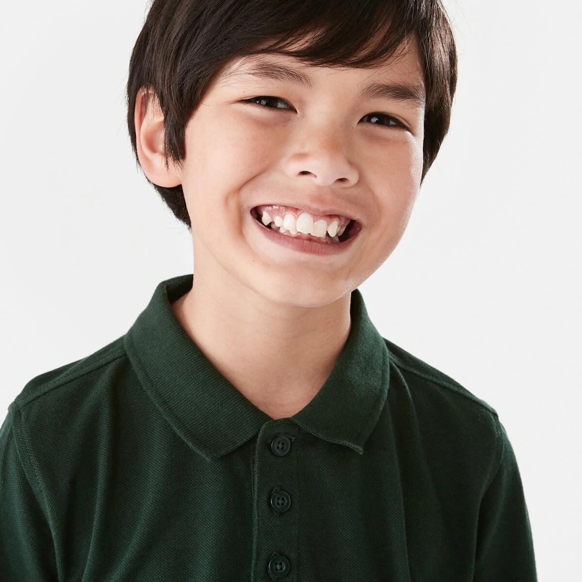 3 School Cotton Polo Shirt Sycamore, 3 of 8