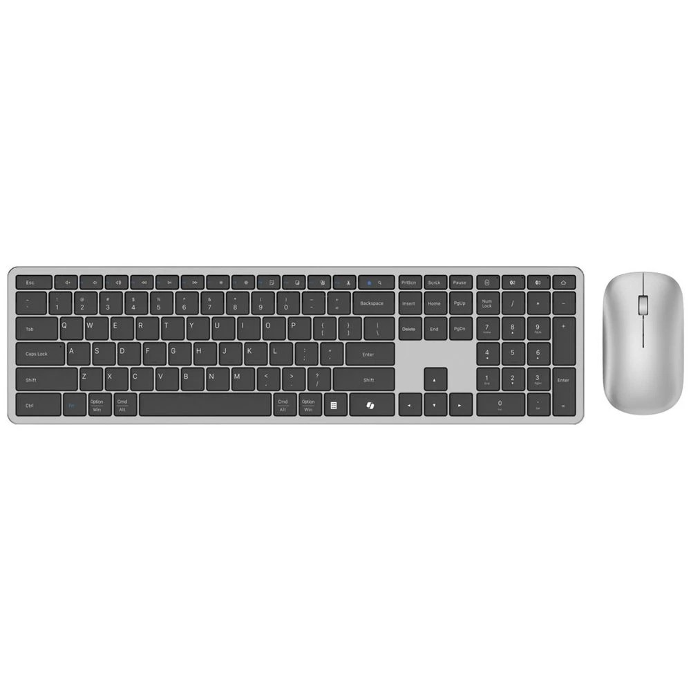 1 Qudo Multi Device Slim Wireless Keyboard and Mouse Combo, 1 of 5
