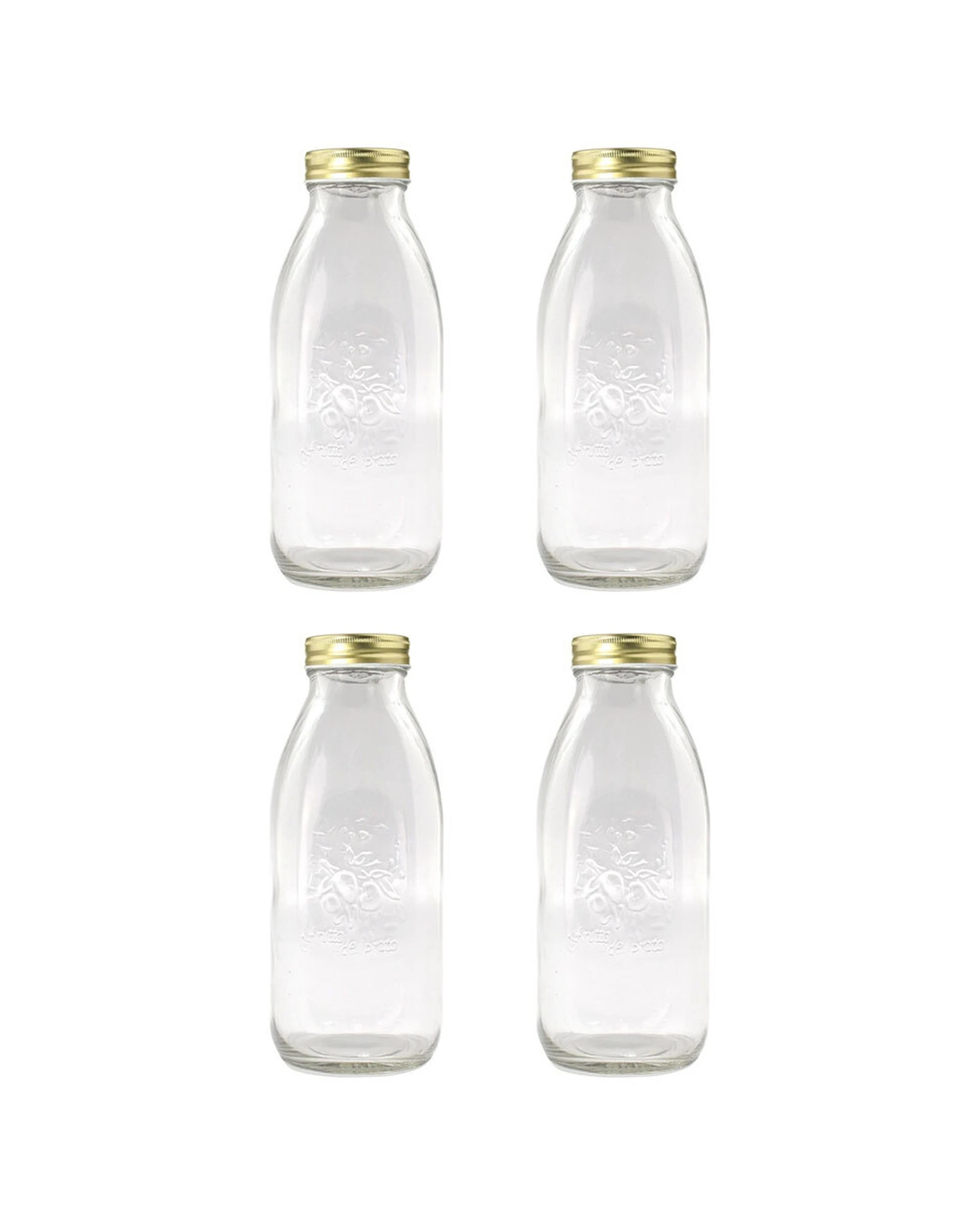 1 Lemon & Lime 4pk Roma Glass Conserve Sauce Bottle 1L - Clear, 1 of 2