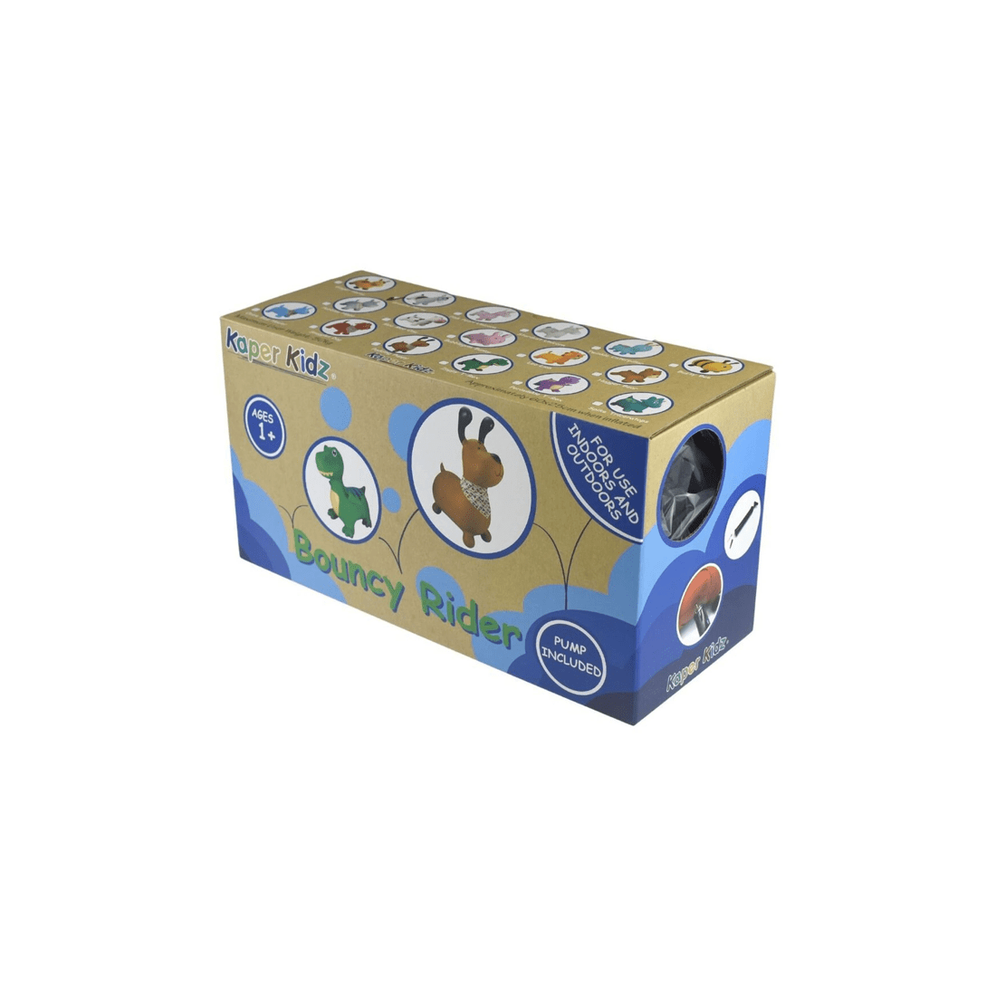 8 Kaper Kidz Bouncy Rider Pink Pearl The Unicorn Ride On Bouncer Toy Kids 12 Months Plus - Pink, 8 of 9