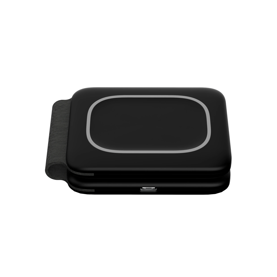 4 TODO 2 in 1 Wireless Phone Charger 15W Fast Charge Earphone QI Magnetic Charge Pad - Black, 4 of 5