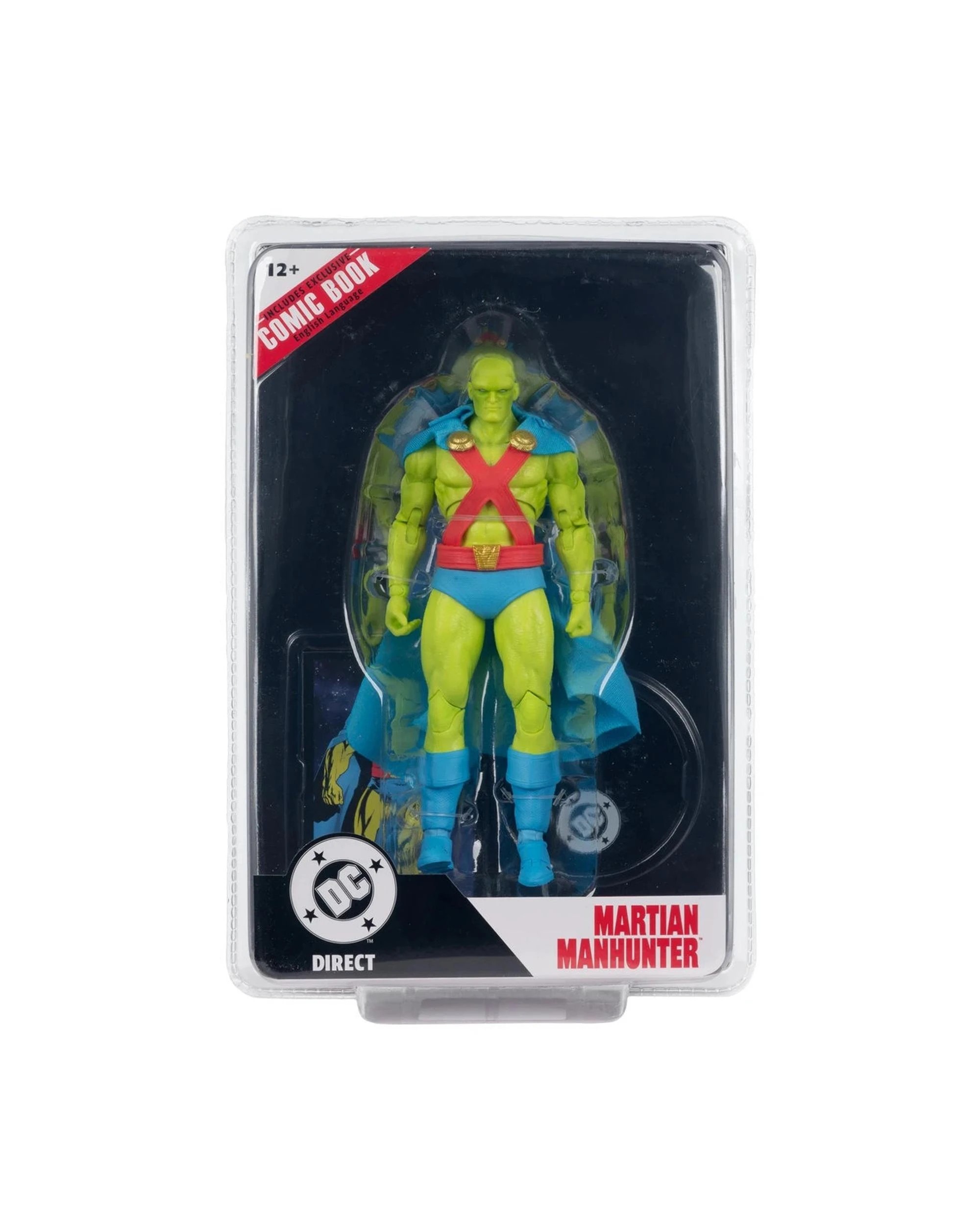 7 DC Direct Page Punchers Justice League #77 Martian Manhunter 7 inch Figure with Comic, 7 of 8