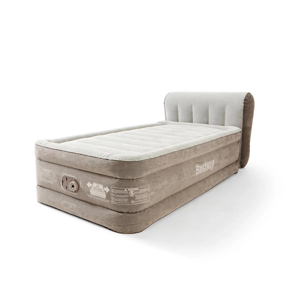 2 Single Backrest Air Bed with built-in AC Pump, 2 of 7