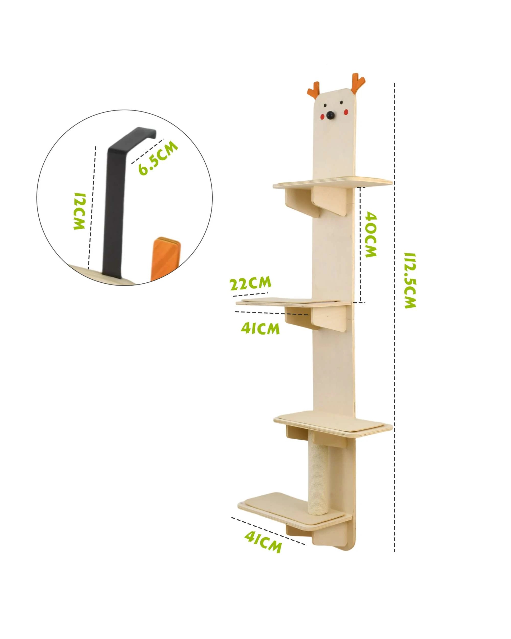 7 Advwin Door Mounted Cat Tree Cat Tower, 7 of 7