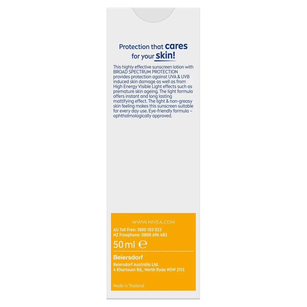 2 Nivea Sun UV Face Shine Control SPF50 High Broad Spectrum Cream 50ml, 2 of 8