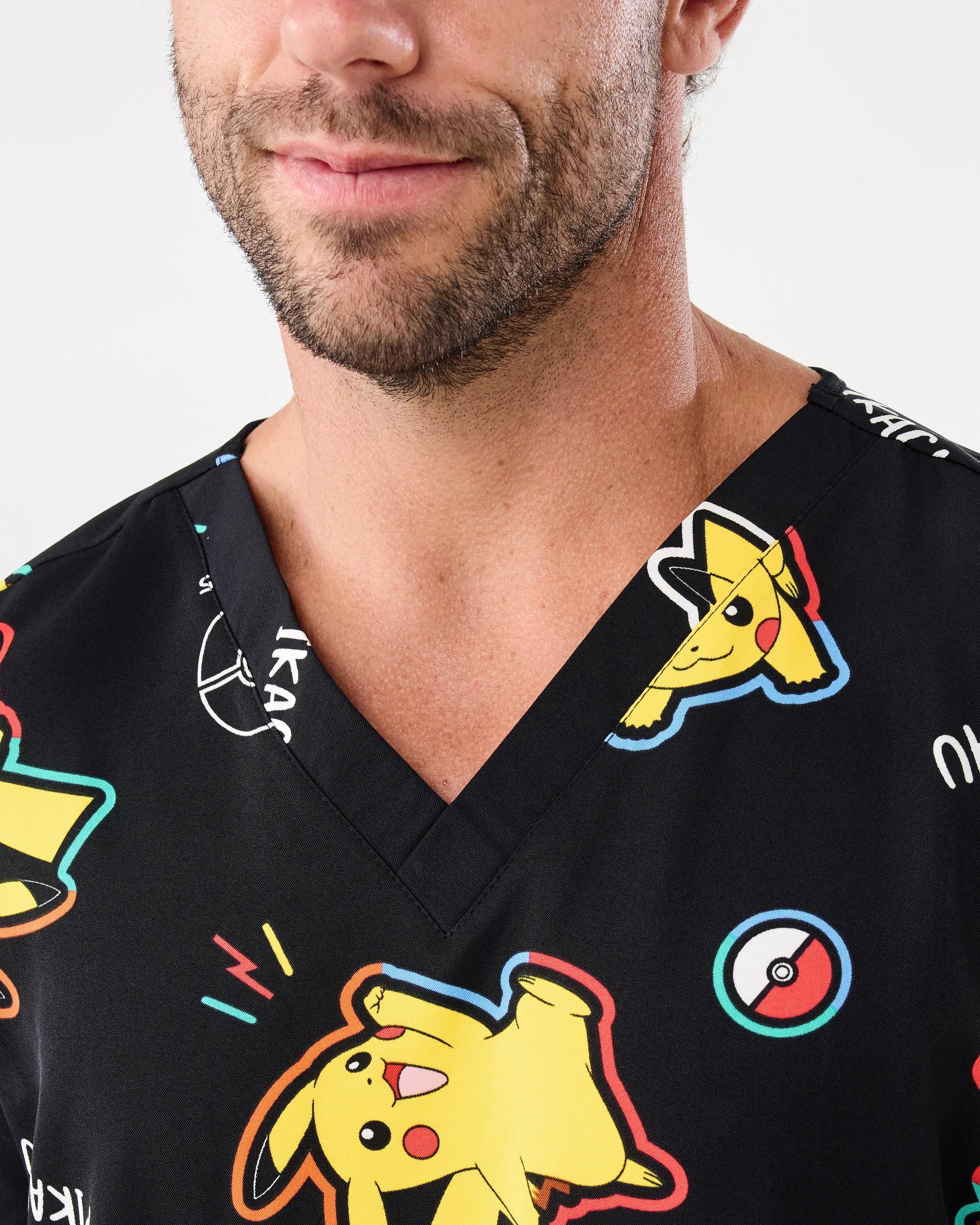 5 Workwear Pokemon License Scrub Top Pokemon, 5 of 8