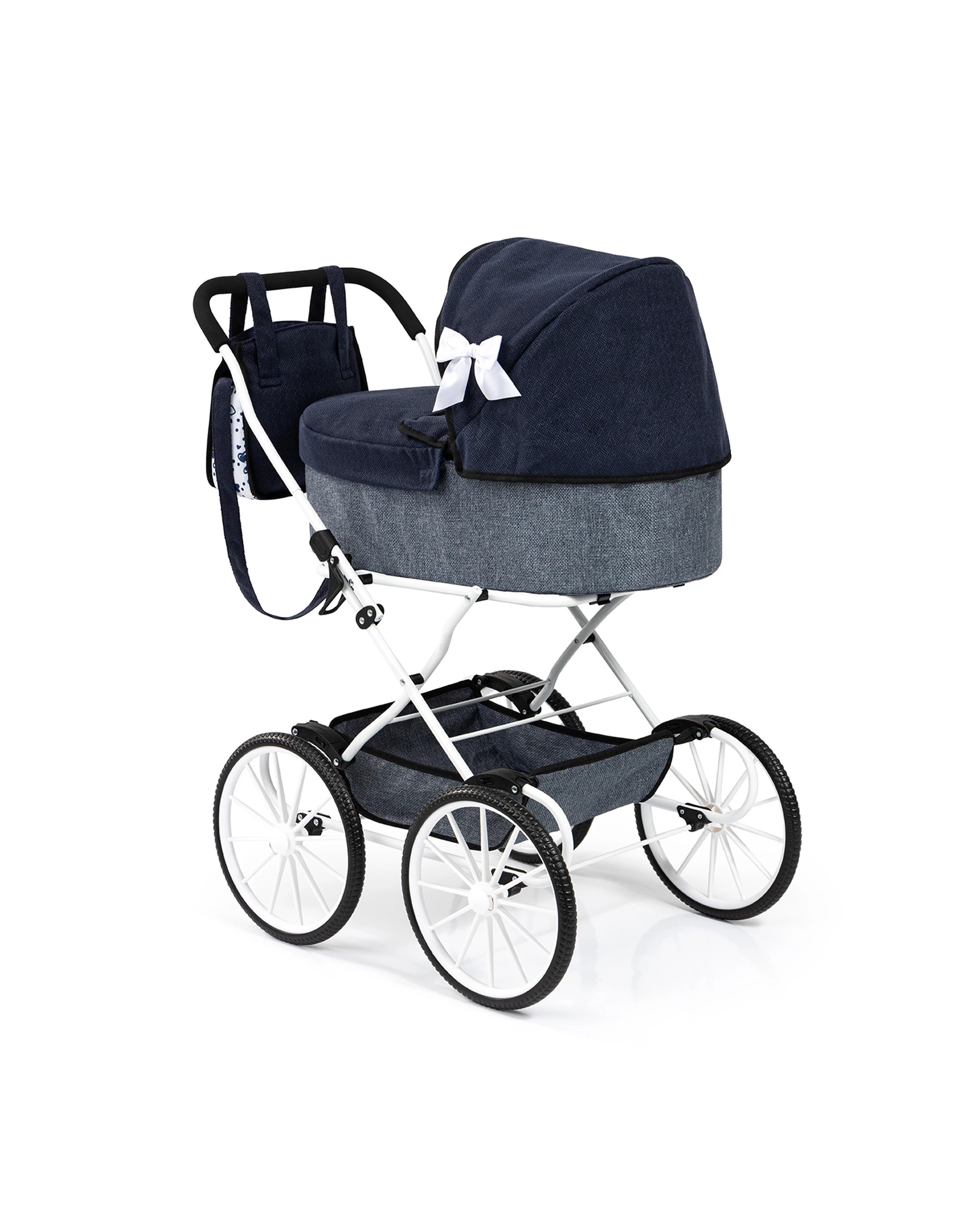 2 BAYER Classic Doll Pram Kids Stroller Foldable Basket Bag Included 18Inch
 - blue, 2 of 10