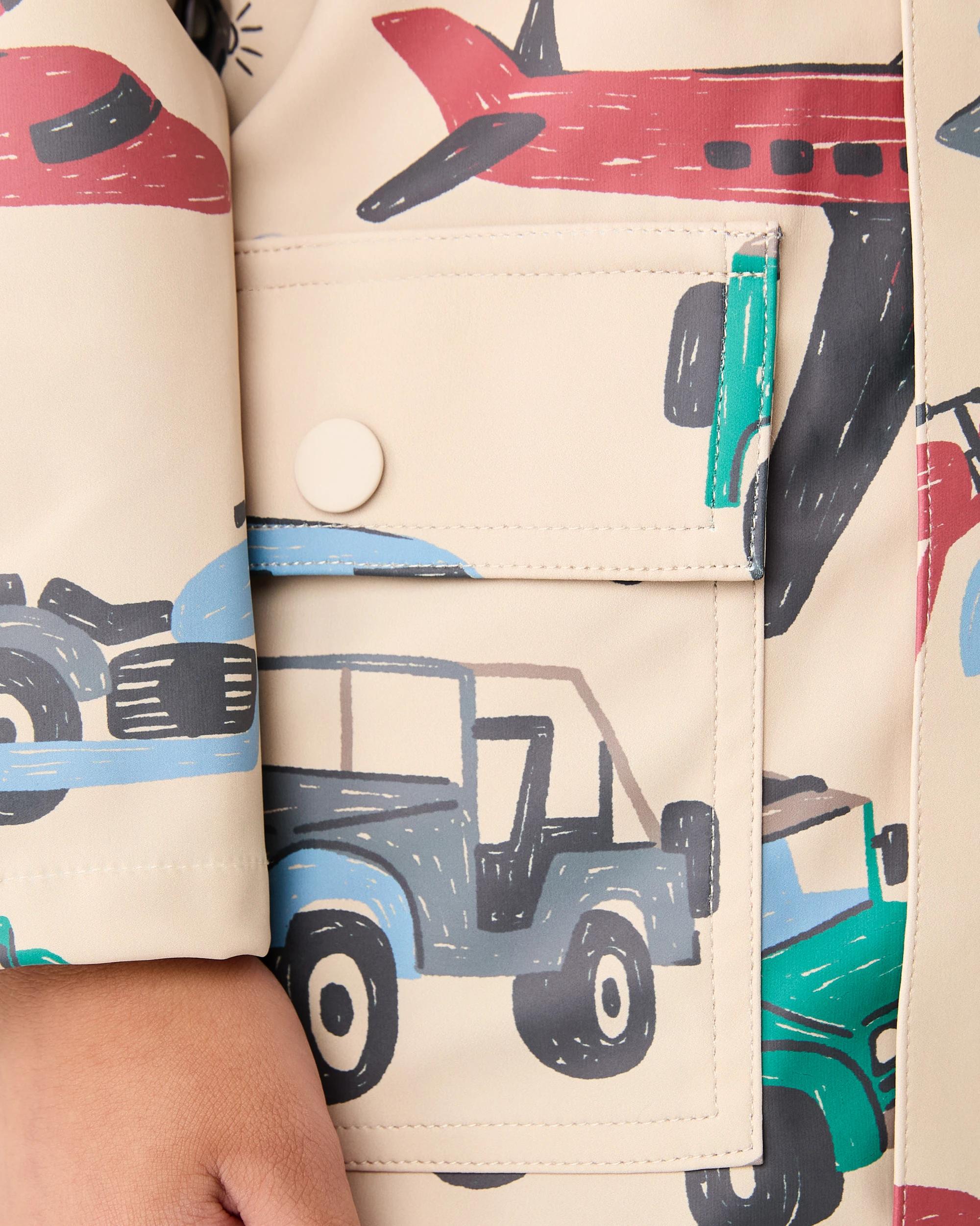 6 Printed Rain Jacket Bge Cars, 6 of 7