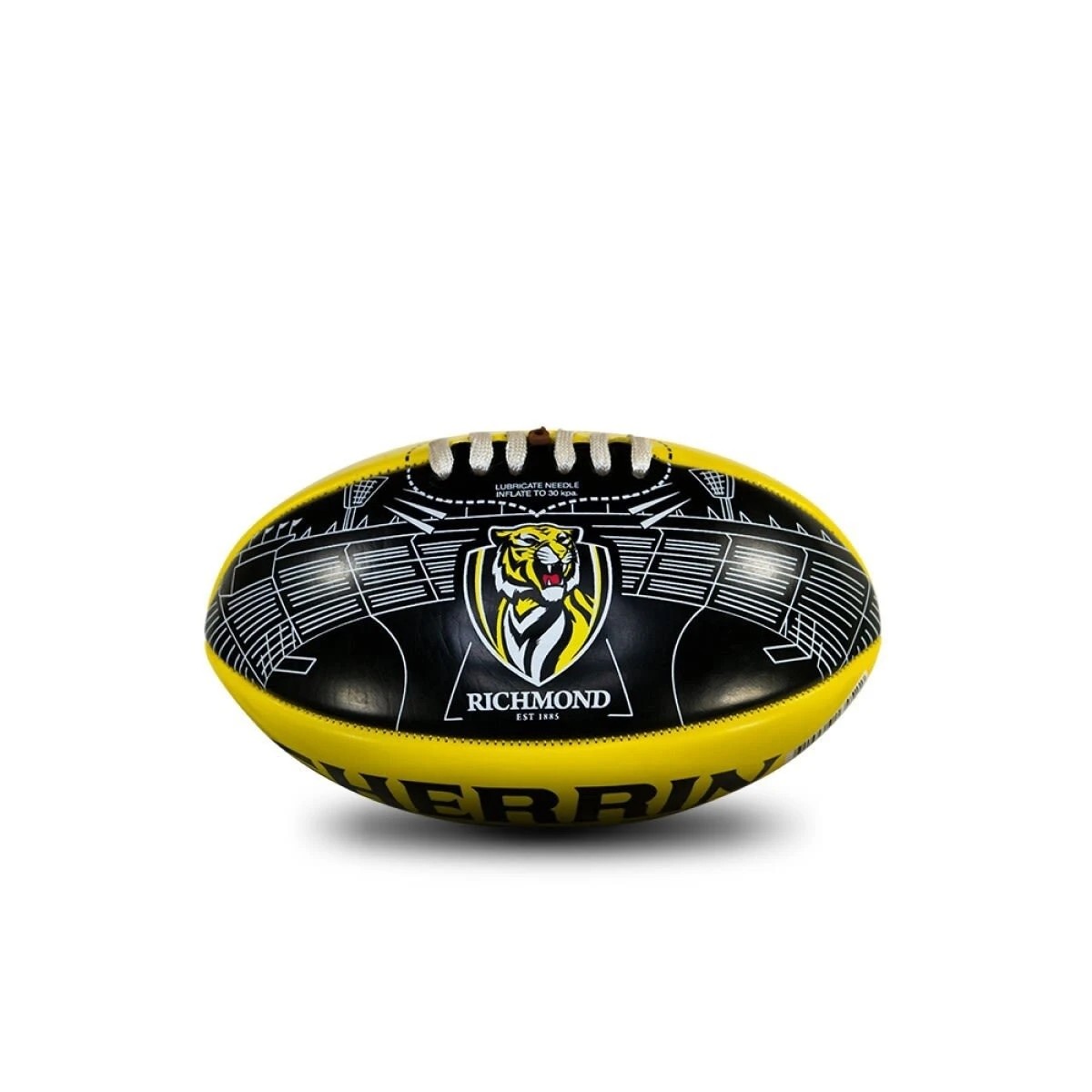 2 Sherrin AFL Richmond Tigers Ball, 2 of 4