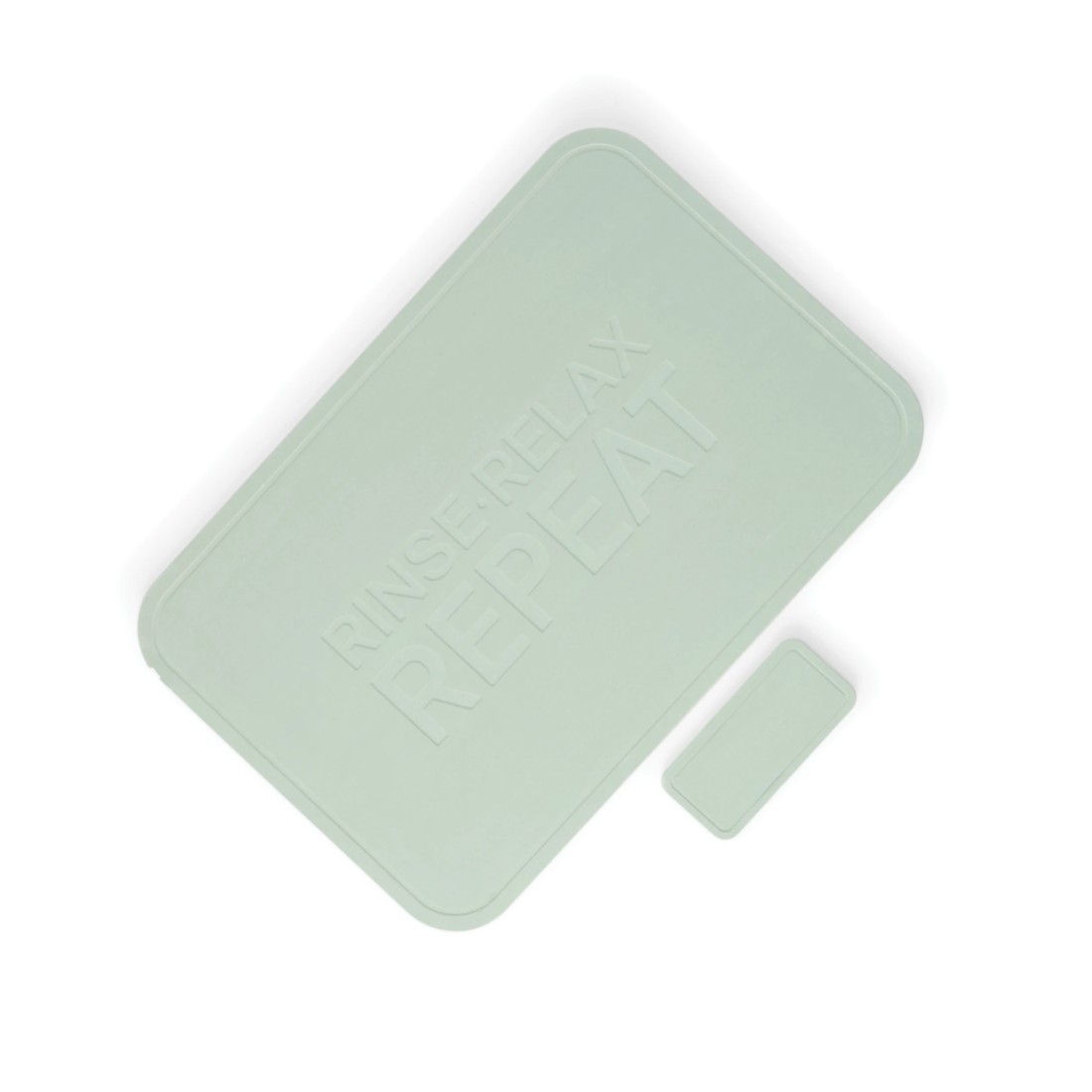 5 Stone Dry Bathmat and Tray Set - Sage, 5 of 10