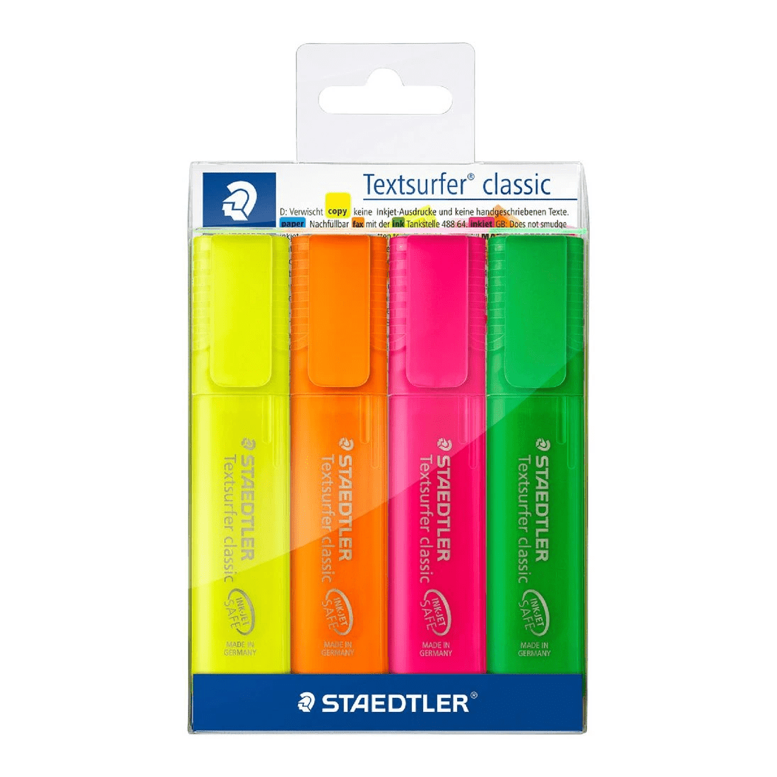 1 Staedtler Textsurfer Rainbow Highlighters Assorted 4 Pack, 1 of 6
