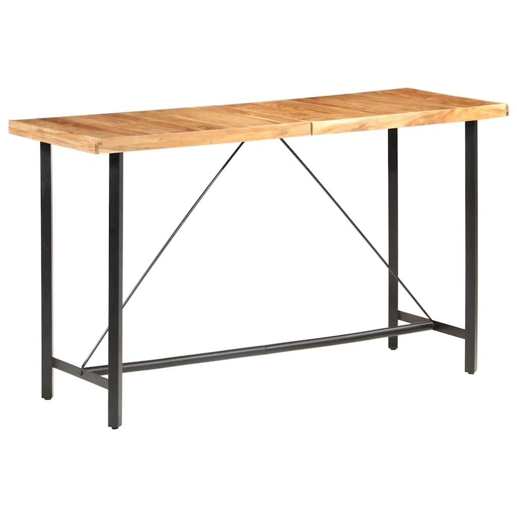 9 Vidaxl Bar Table Wooden Bar Table - Brown, 9 of 10