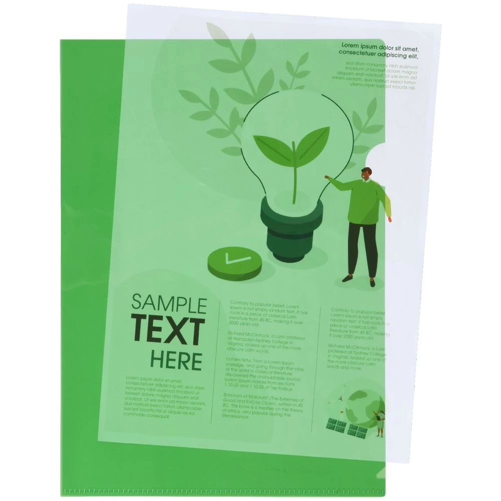 3 J.Burrows A4 Letter File Green 20 Pack, 3 of 3