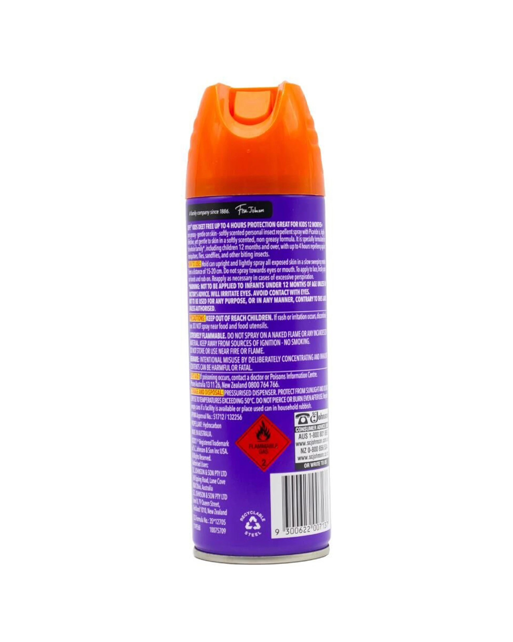 3 Off 6pk Insect Repellent Kids Deet Formula Bottle Spray 12m Plus 150g - Multi, 3 of 4