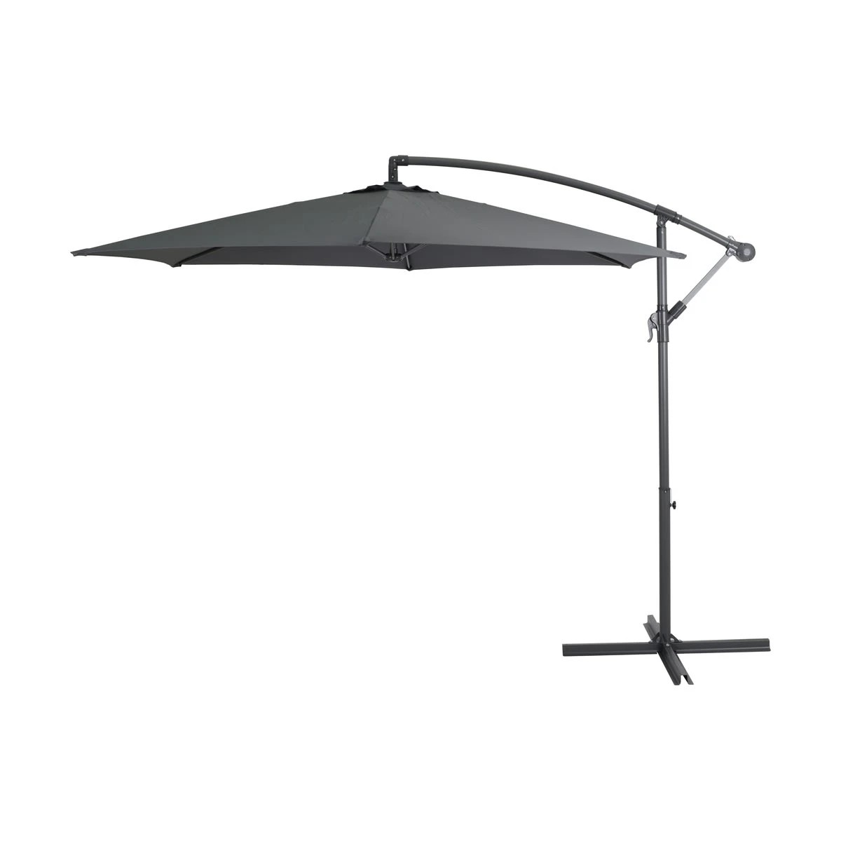 1 Cantilever Umbrella - Grey, 1 of 9