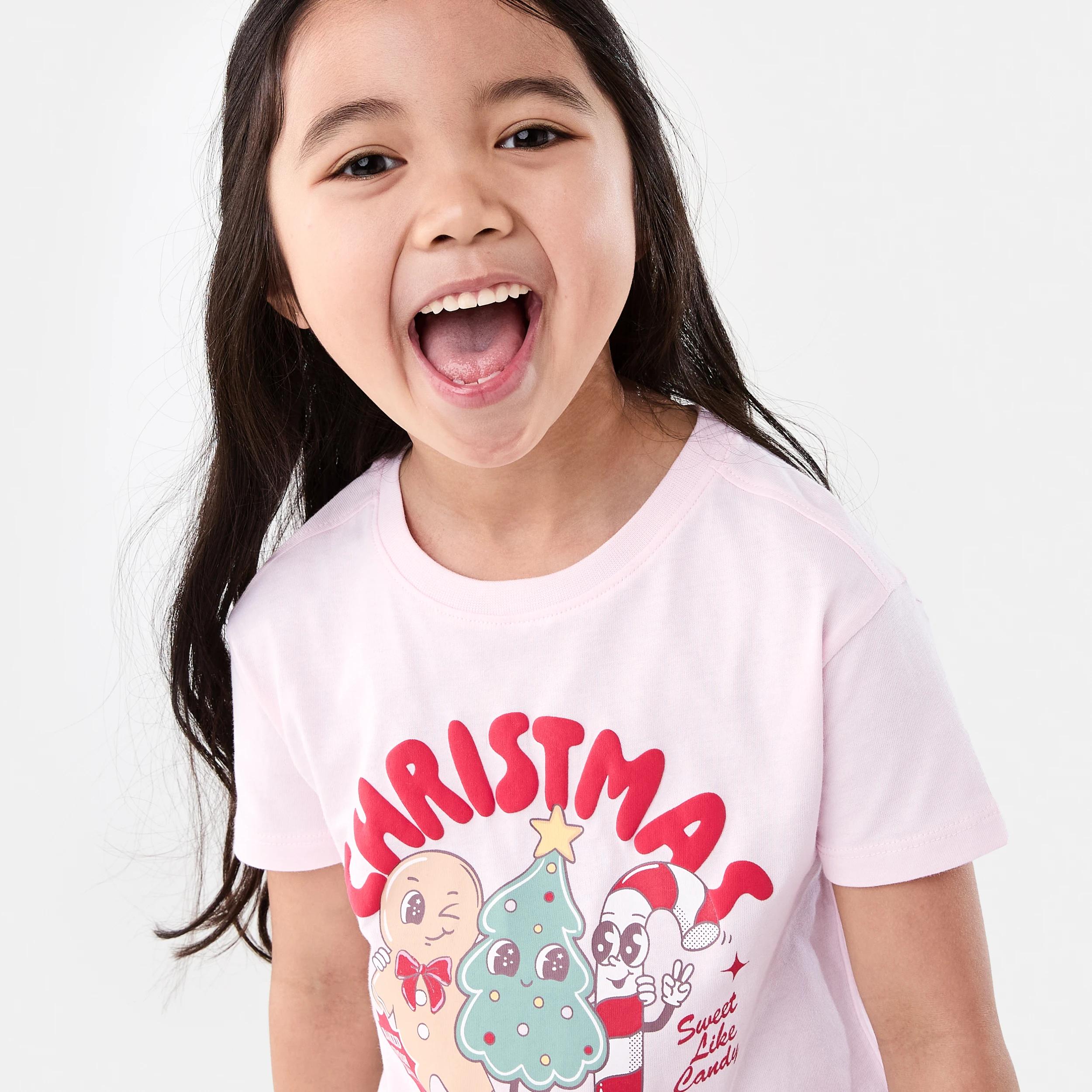 3 Christmas Print T-shirt Pnk Icons, 3 of 6