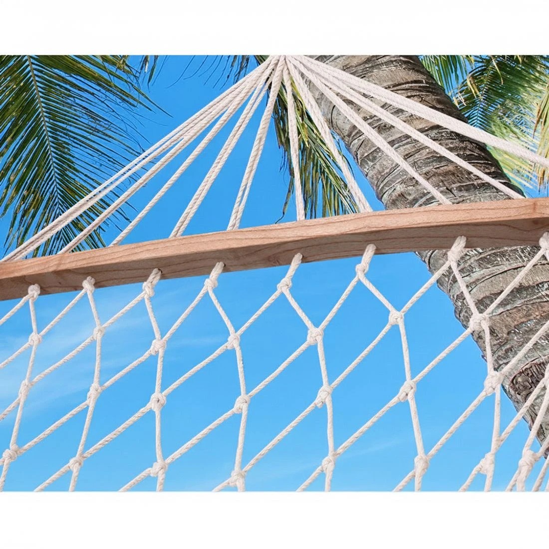 4 Gardeon Hammock Bed Outdoor Chair Camping Hammocks Hanging Mesh - Beige, 4 of 7