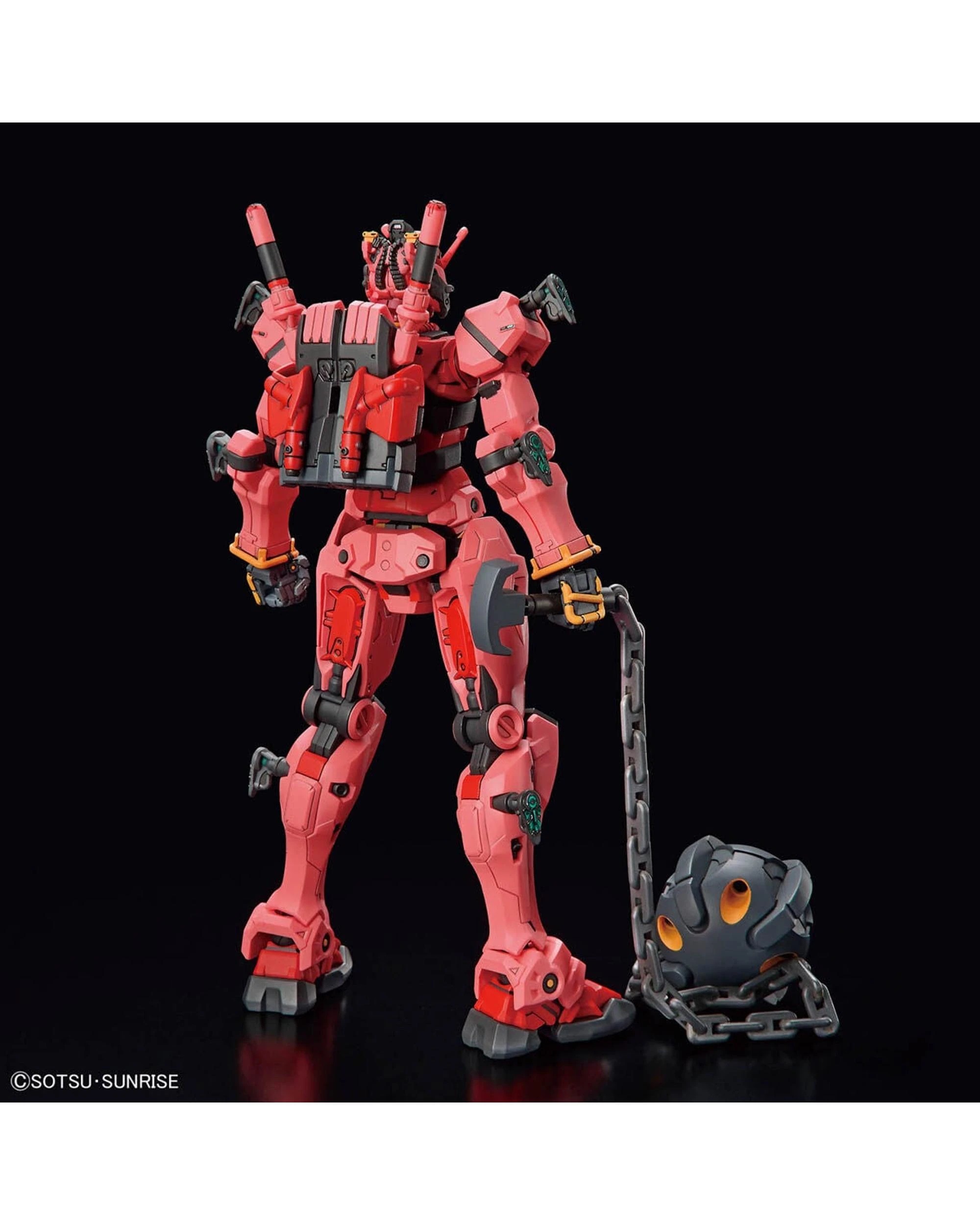 5 Bandai Gundam HG gMS-a Red Gundam 1/144 Model Kit, 5 of 10