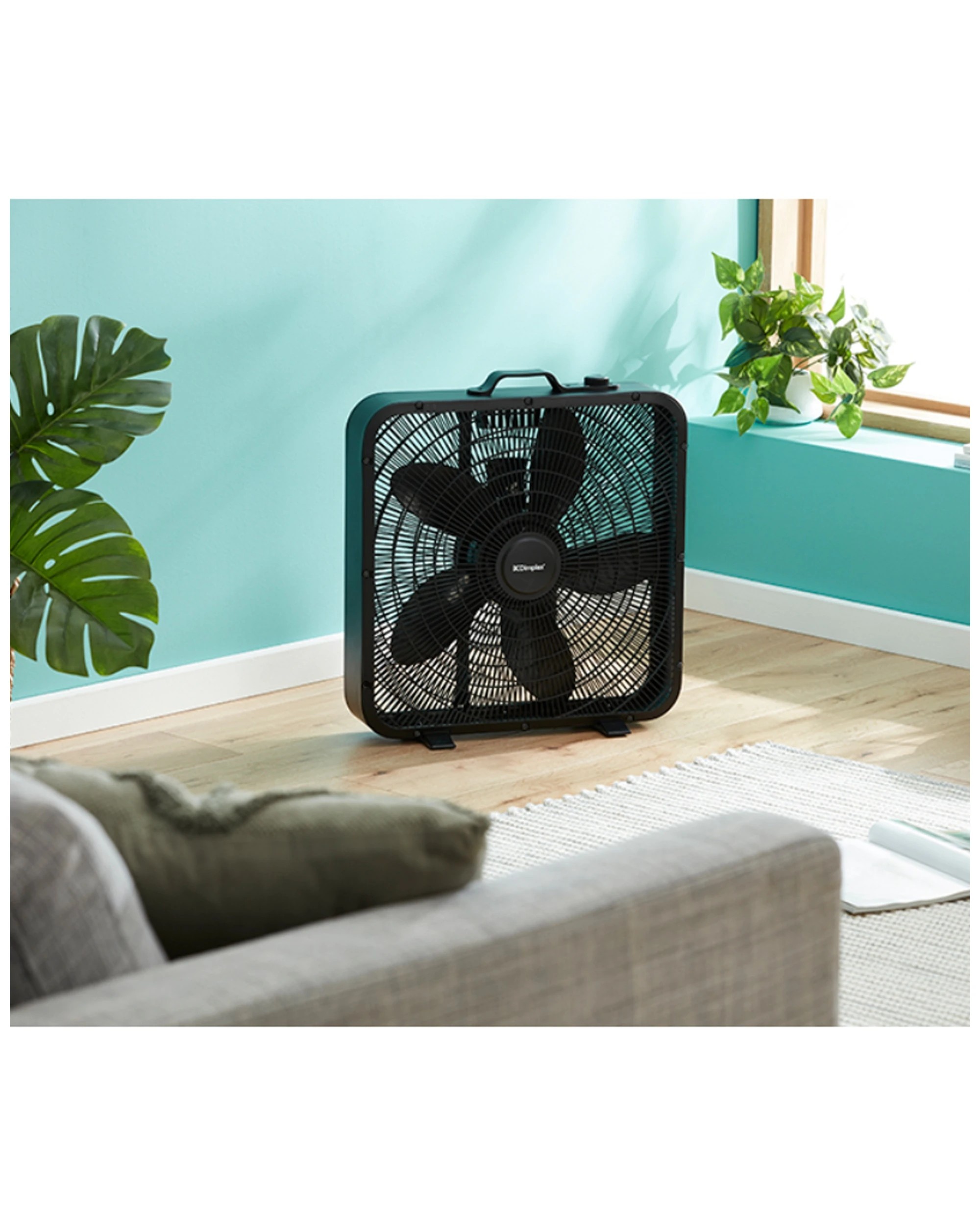 5 Dimplex 50cm Floor/desk Box Air Circulator Fan/cooler/cooling Matte - Black, 5 of 5