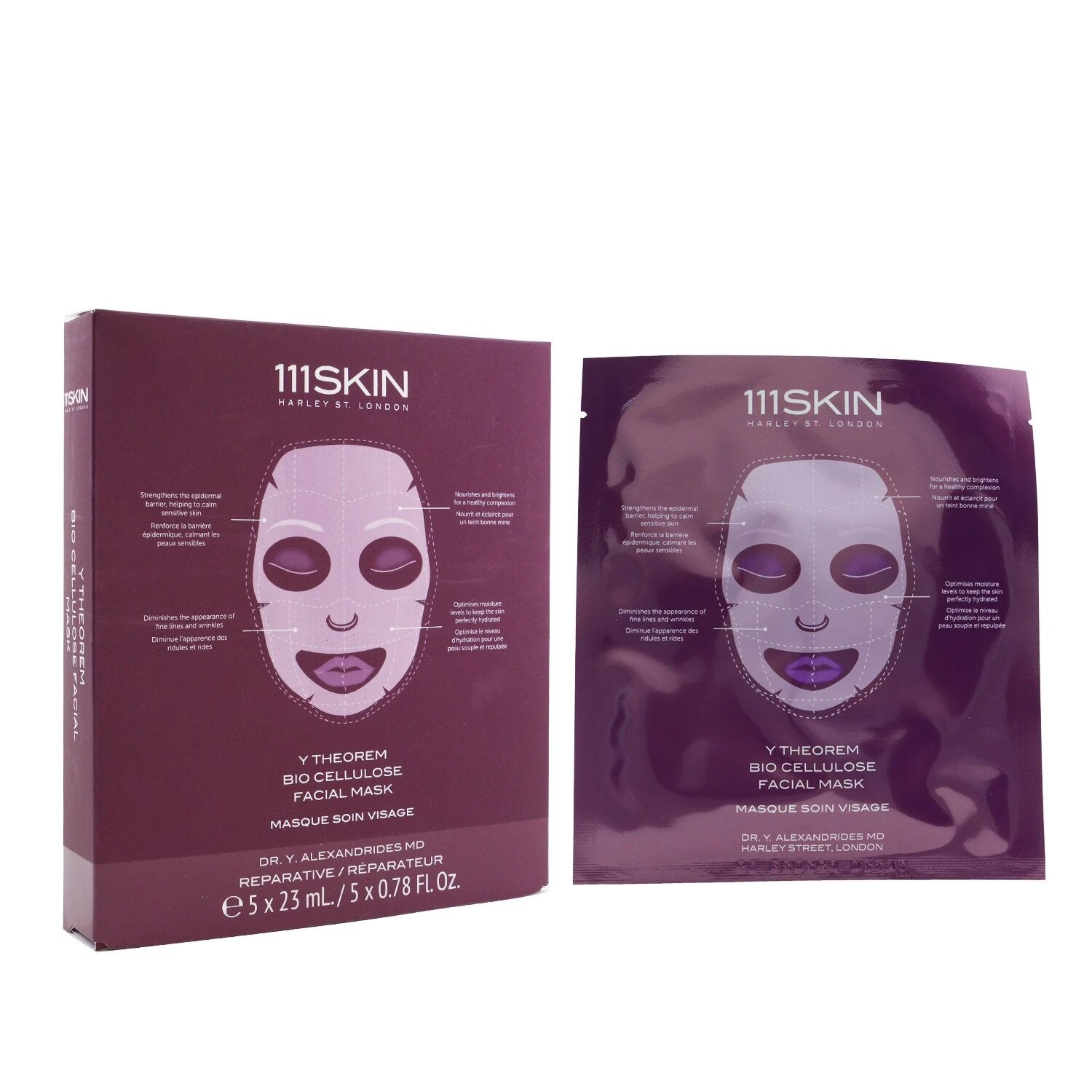 2 111Skin Y Theorem Bio Cellulose Facial Mask 5x23ml/0.78oz, 2 of 3