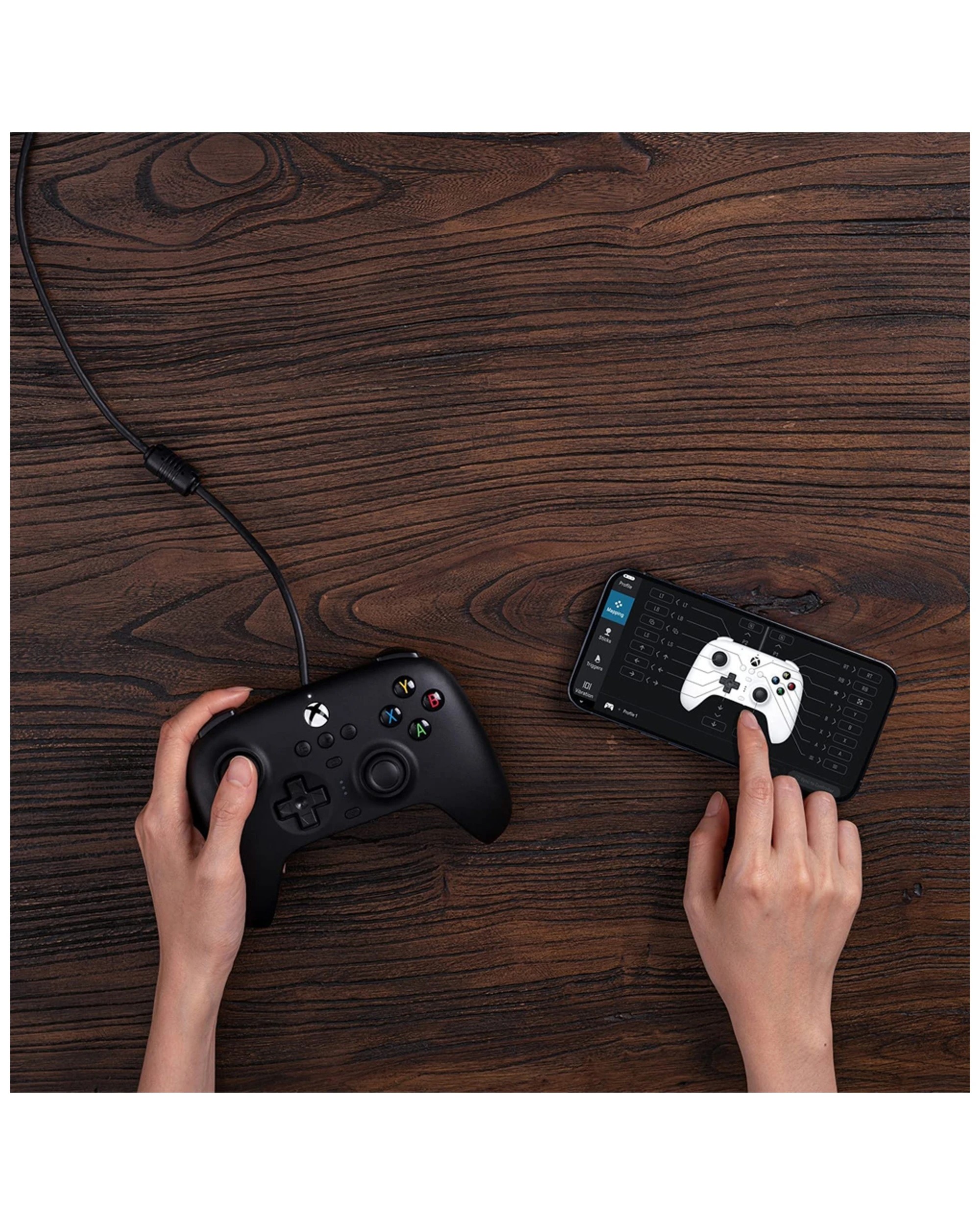 3 8bitdo Ultimate Wired Controller For Xbox One & Series X/s Laptop/computer - Black, 3 of 4