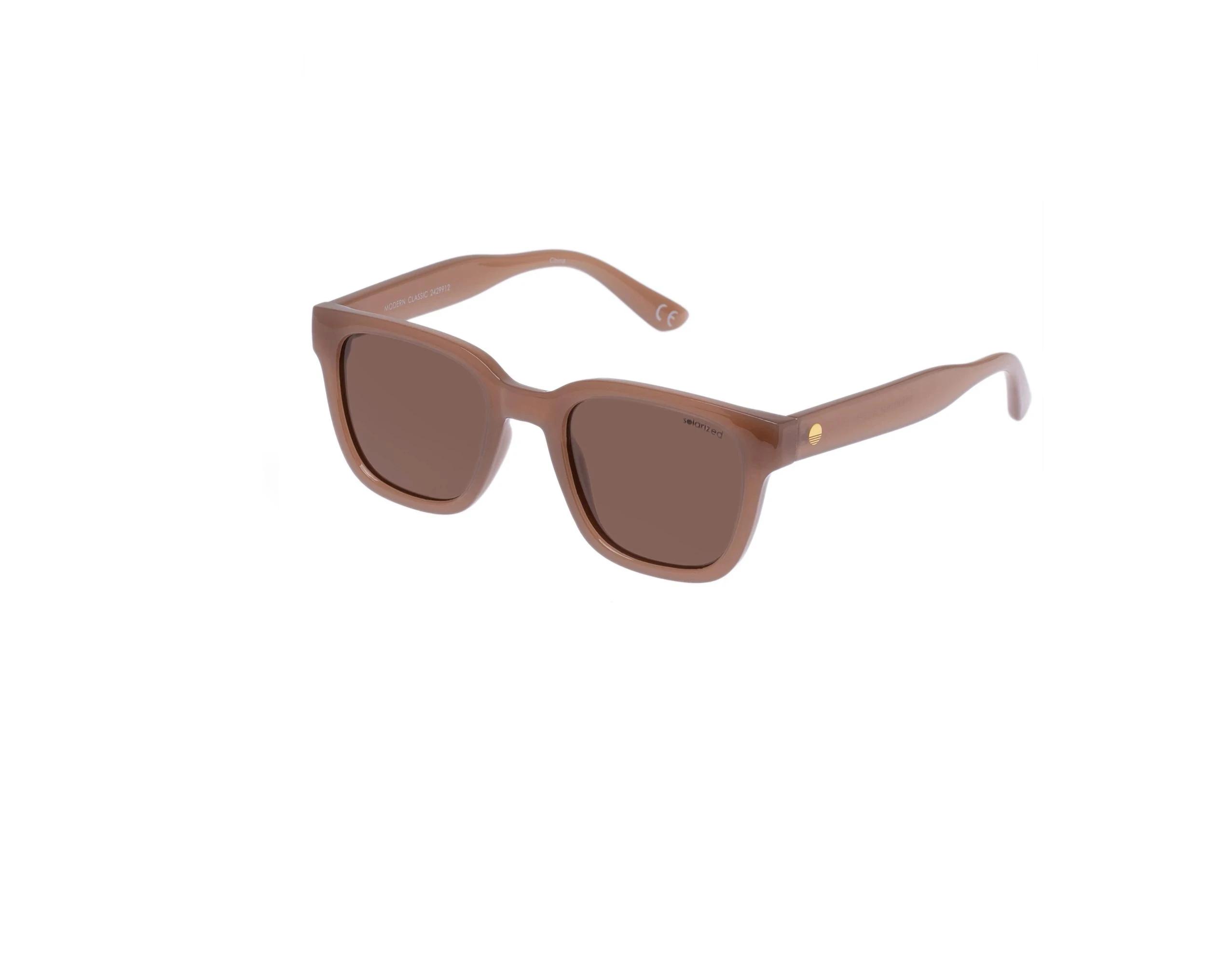 1 SOLARIZED® Womens Modern Classic Sunglasses - Mink BROWN, 1 of 6