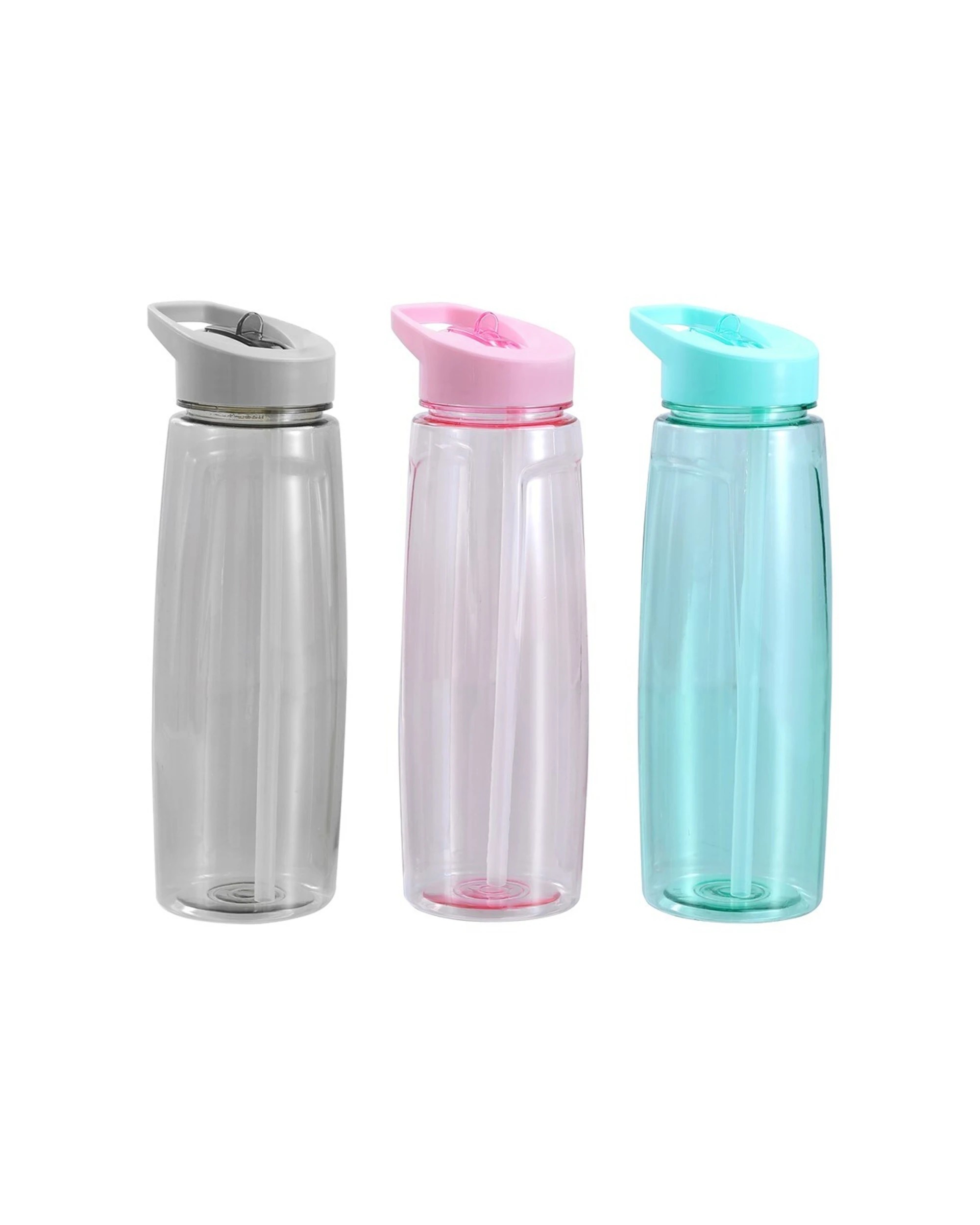 3 Lemon & Lime 3PK Lemon & Lime Lime 800ml Drink Bottle Water Container Set - Multi, 3 of 6