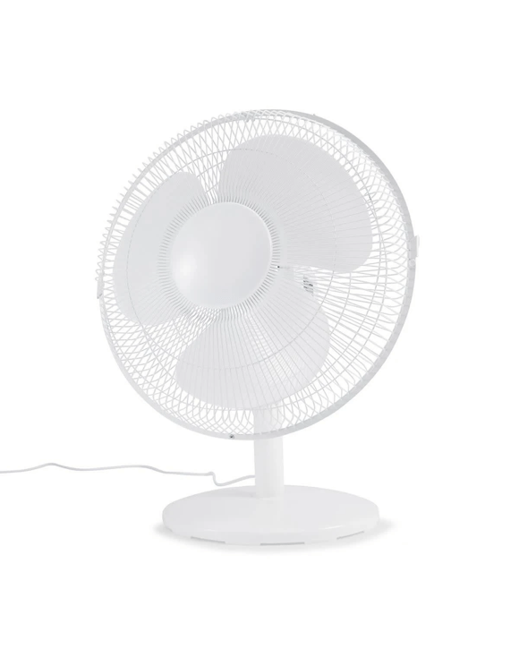 30cm Bench Fan - White