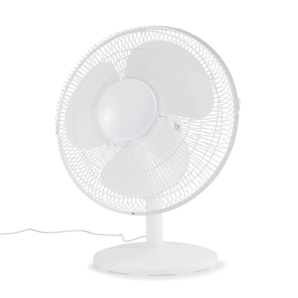 1 30cm Bench Fan - White, 1 of 9