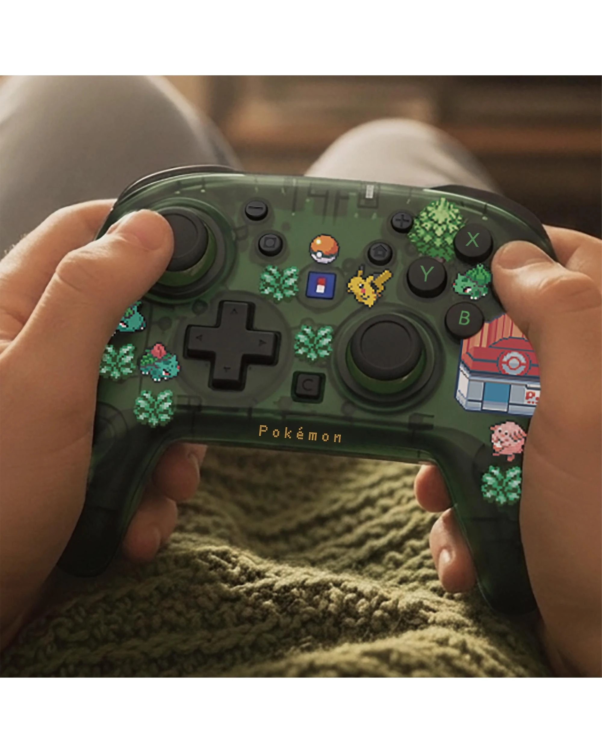 5 HORI HORIPAD Turbo Pokemon Pixel Green for Nintendo Switch 2 - Green, 5 of 5
