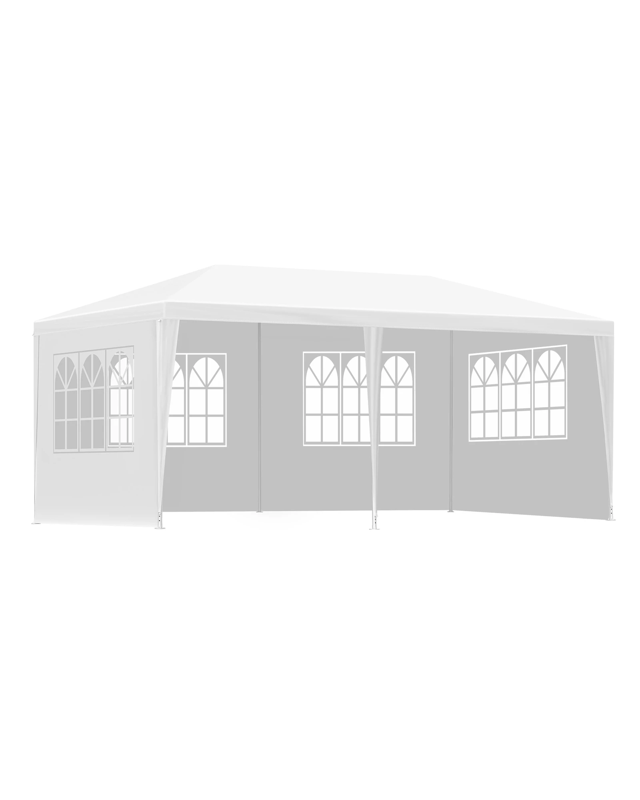 Alfordson Gazebo Outdoor Marquee Party Tent Camping Portable Side Wall 3x6m - W