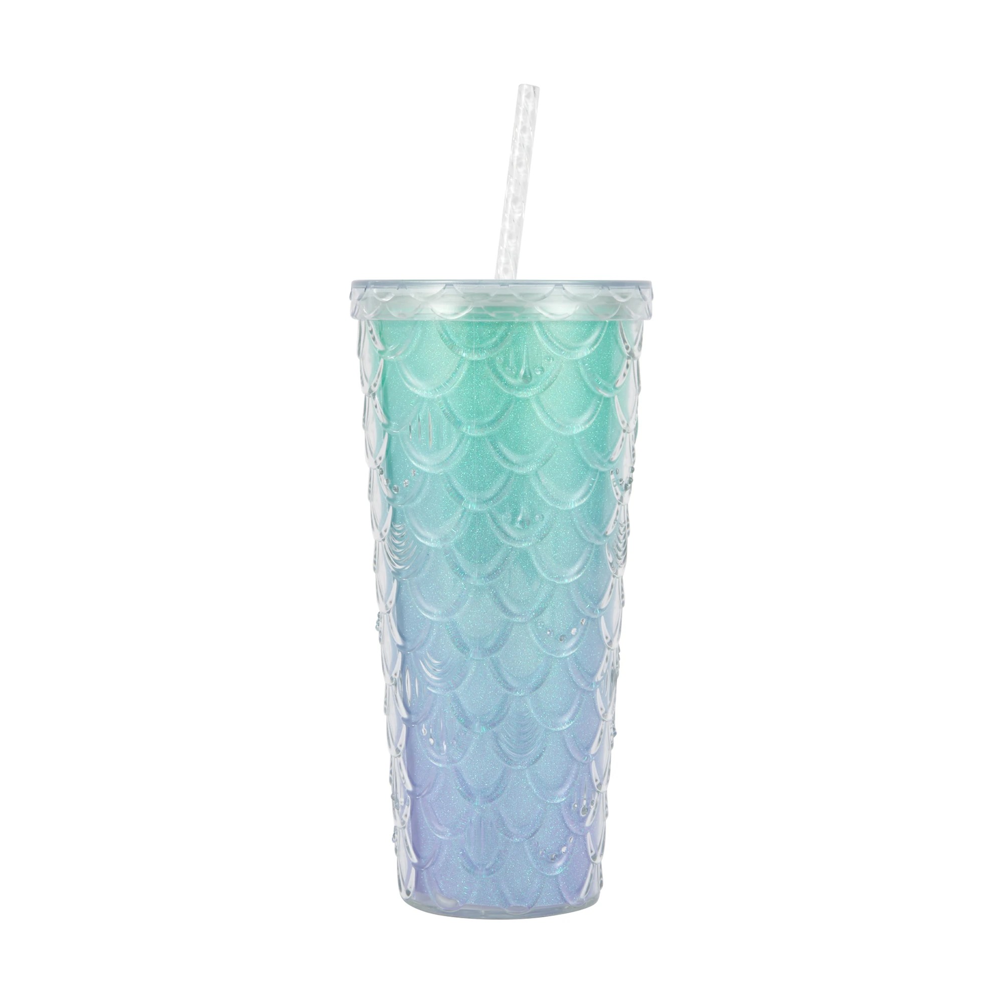 1 650ml Metallic Scallop Tumbler, 1 of 3