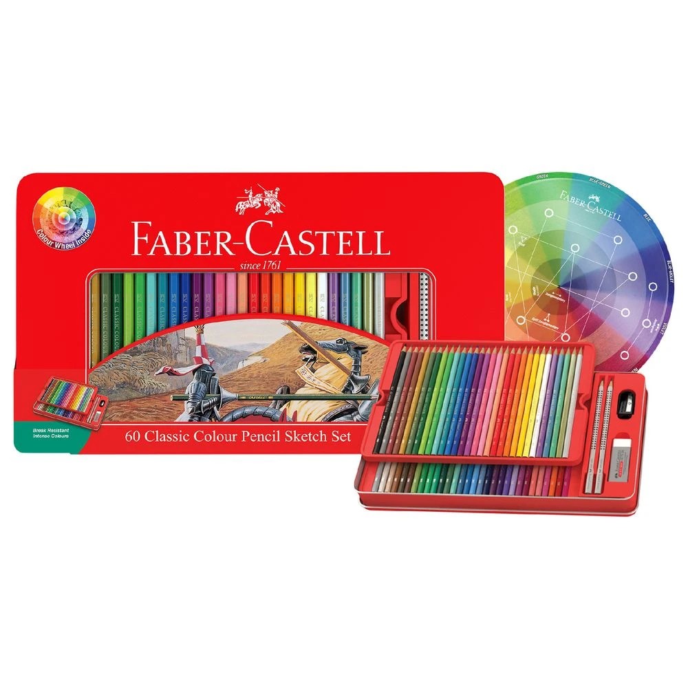 4 Faber-Castell Colour Pencil Tin 65 Piece, 4 of 8
