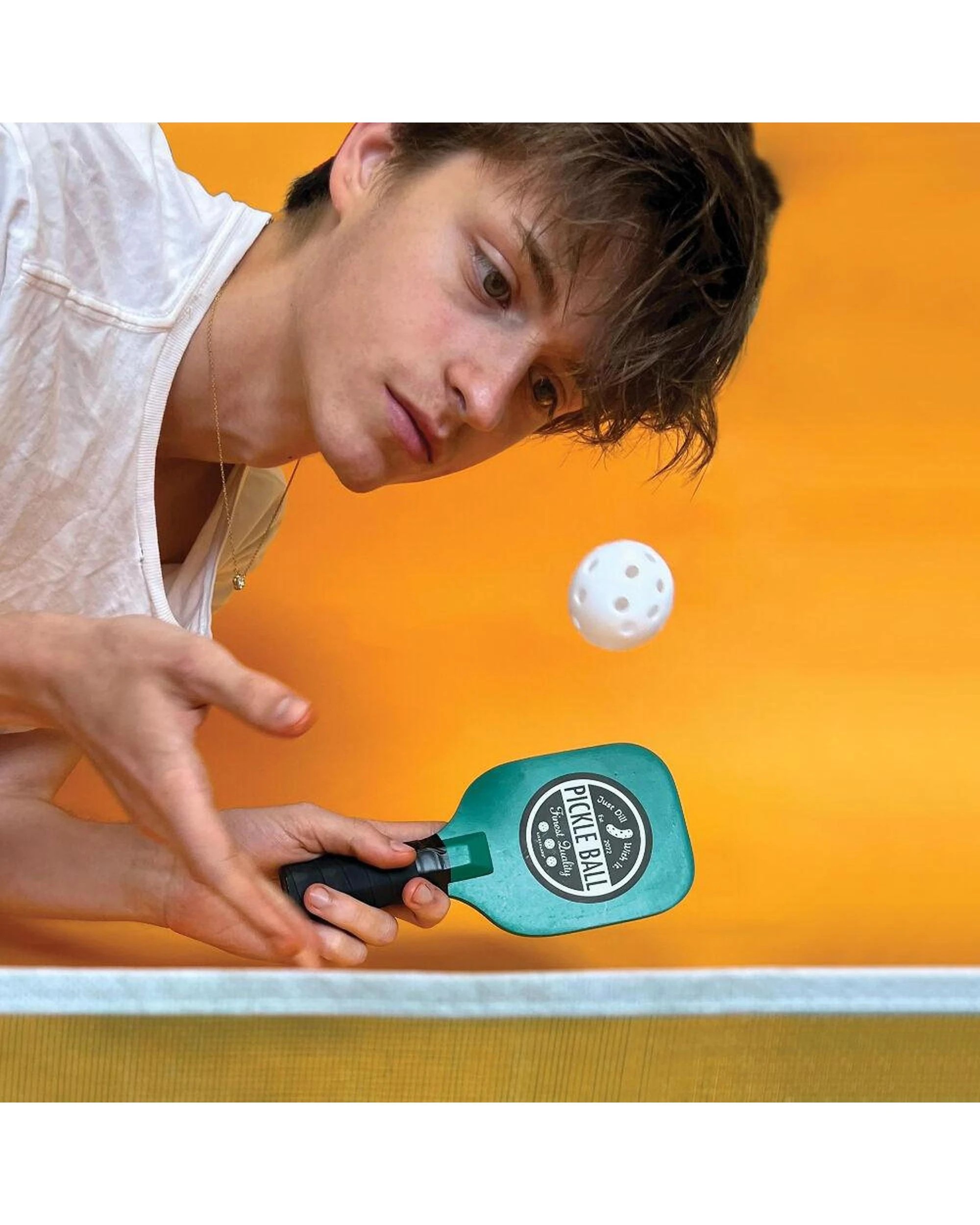 4 Kikkerland Desktop Pickleball  Green, 4 of 5