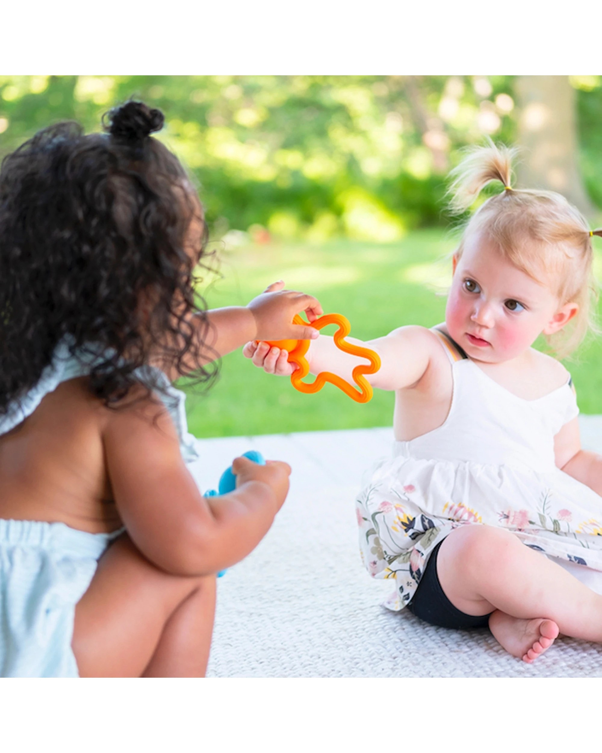 3 Fat Brain Toy Co. Lil Dimpl Newborn Baby Toddler Silicone Teether Toy - Multi, 3 of 4