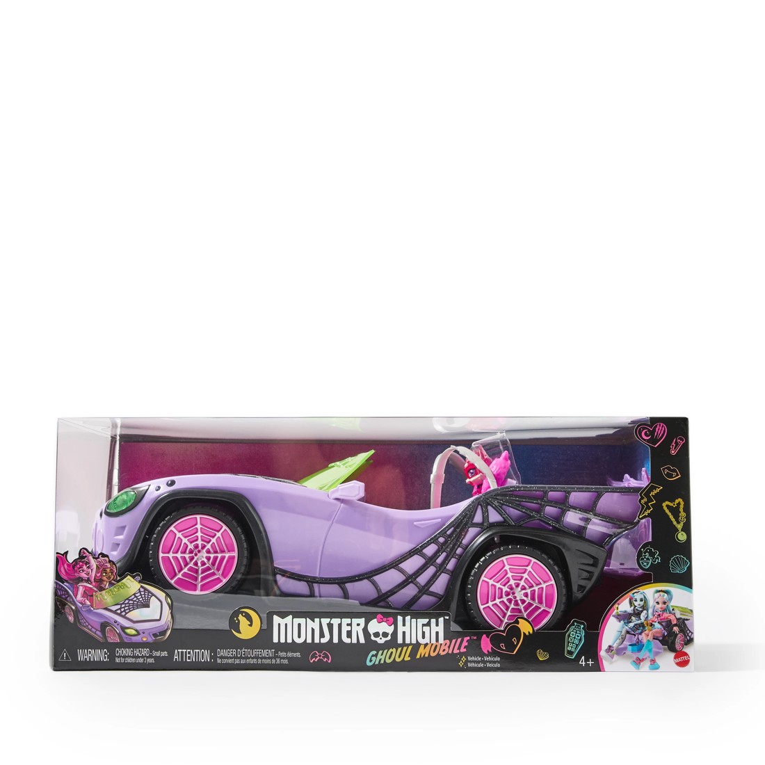 1 Monster High Ghoul Mobile Vehicle Toy, 1 of 6