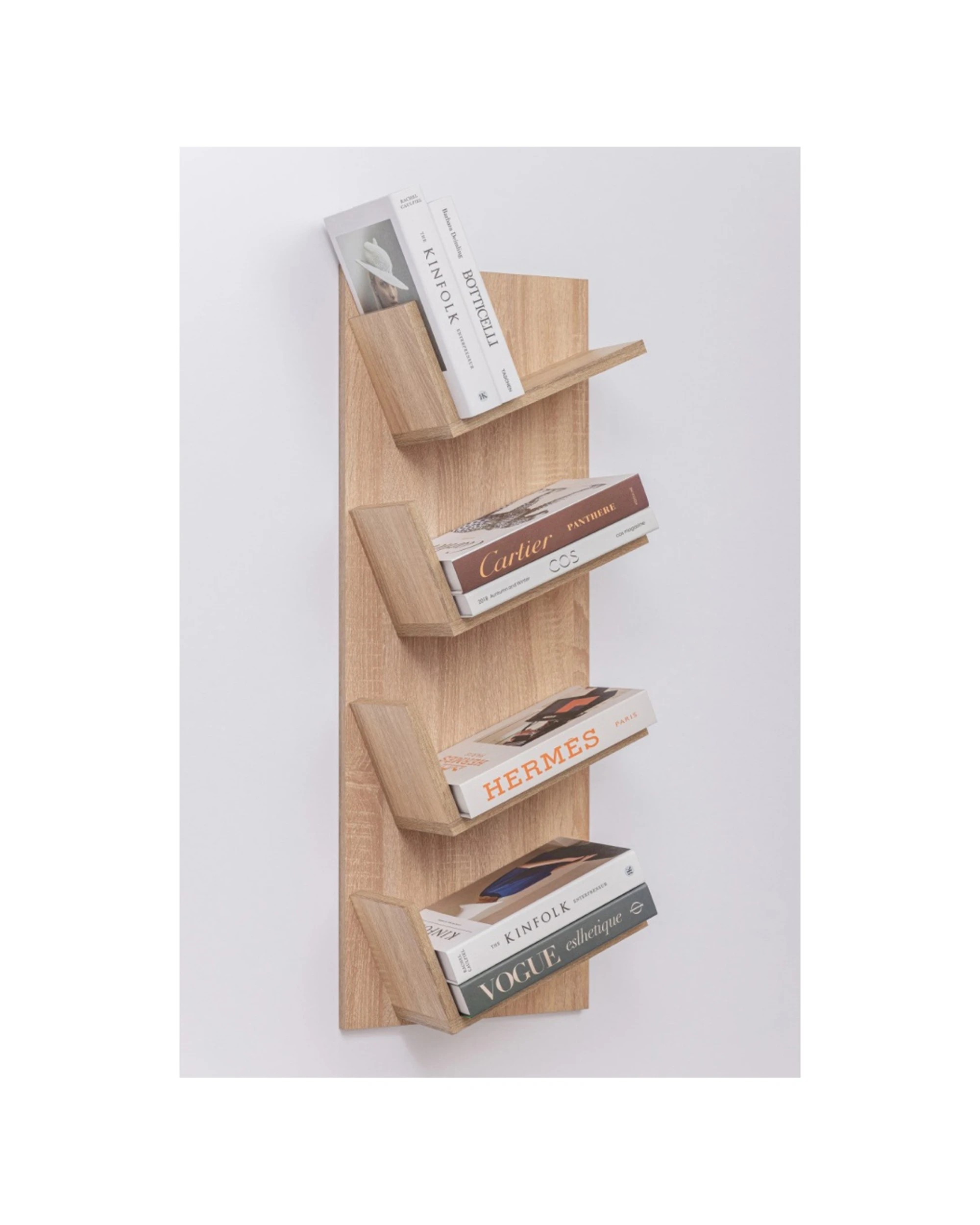 4 European Cabinetry Barcelona Display Shelf Swiss Krono Boards Oak - Natural, 4 of 5