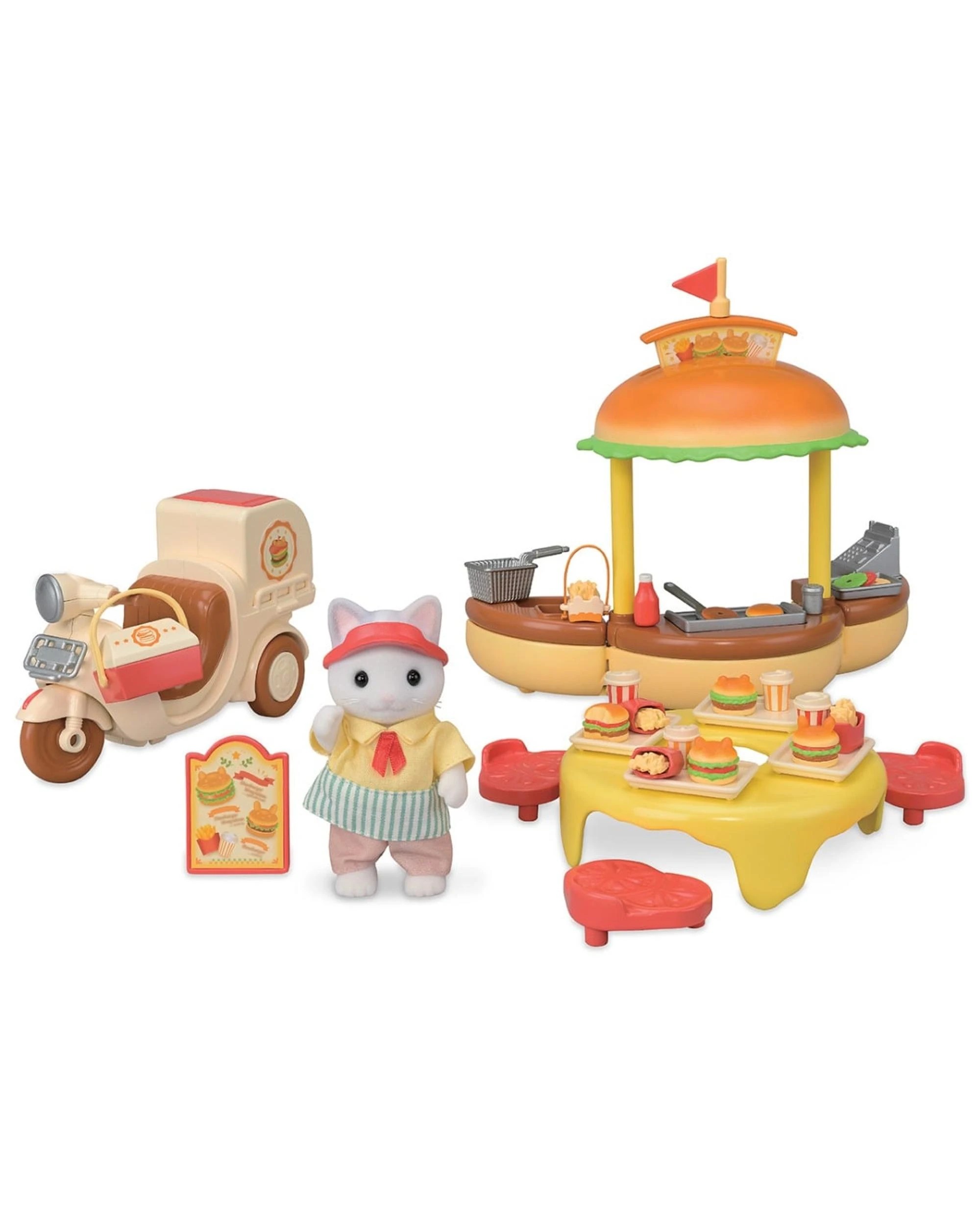 2 Sylvanian Families Hamburger Stand, 2 of 4