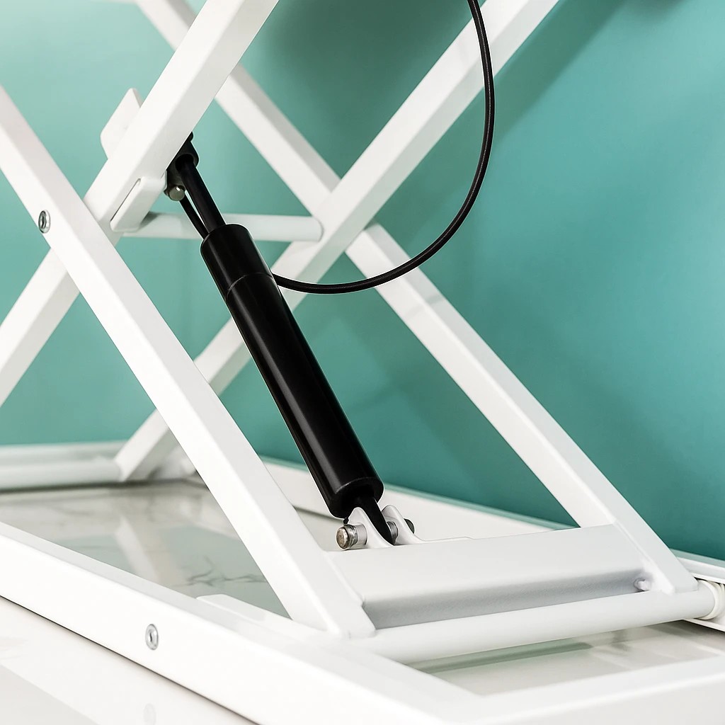 9 Foret Height Adjustable Standing Desk Riser Computer Laptop Gas Spring Stand Up, 9 of 10