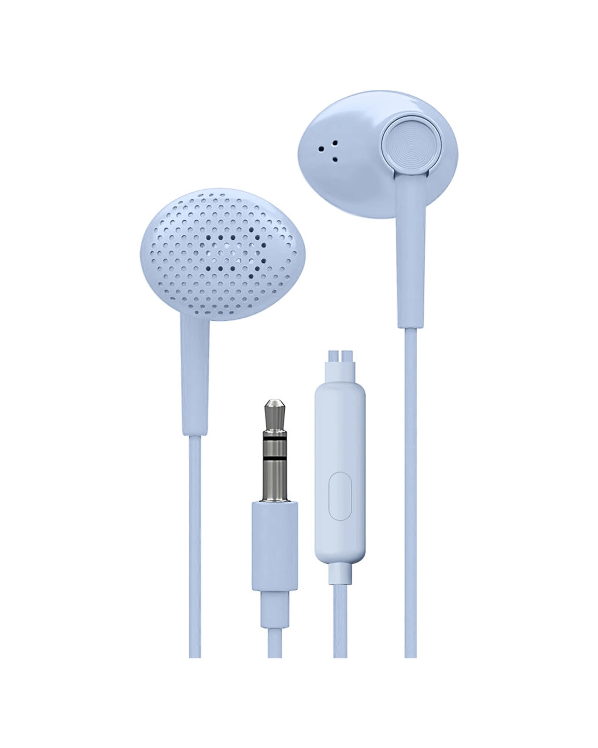 1 Liquid Ears Everyday 3.5mm Wired Bud Earphones With Mic - Stereo Earphones
 - blue, 1 of 3