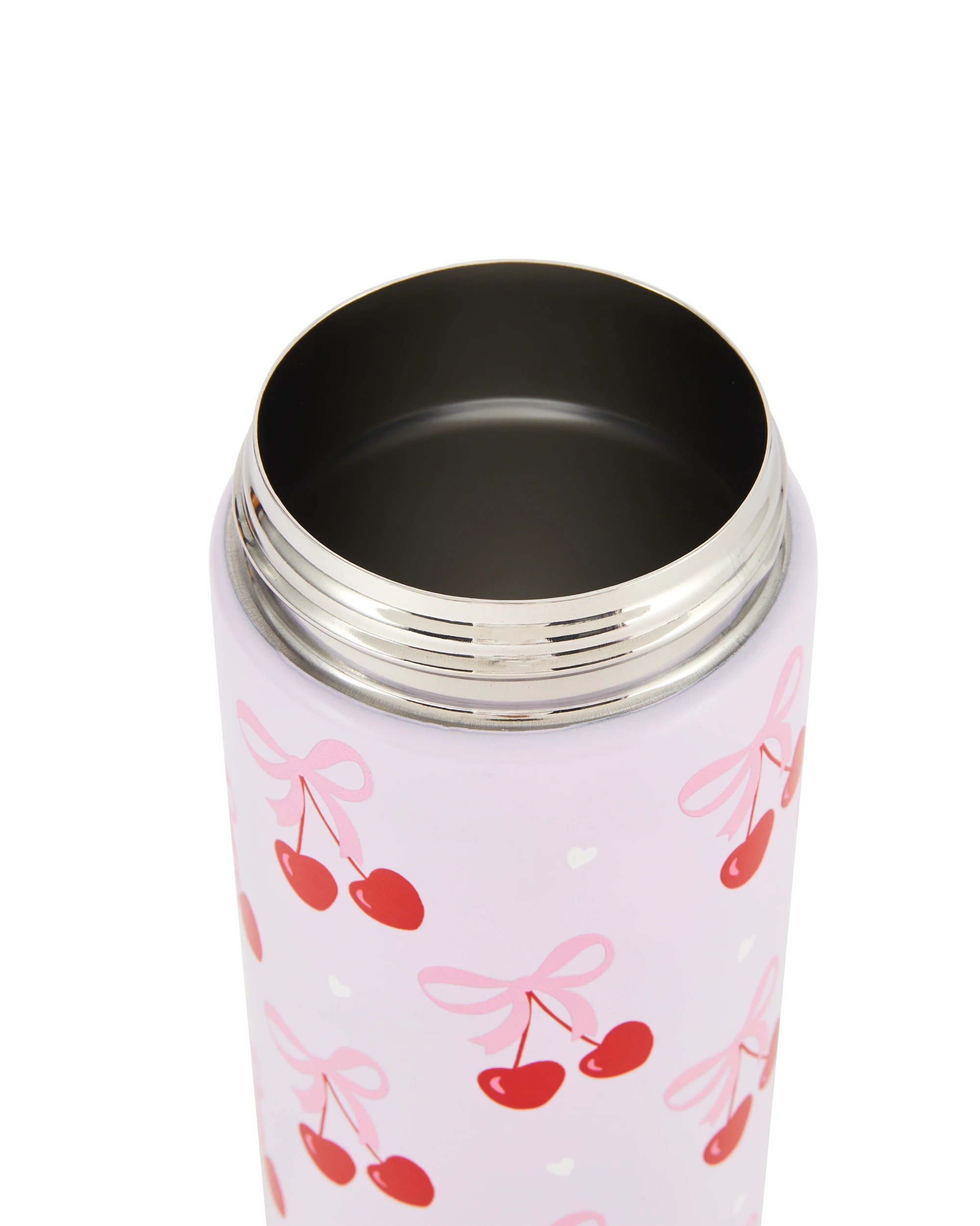 5 400ml Double Wall Insulated Cylinder Bottle - Cherry, 5 of 6