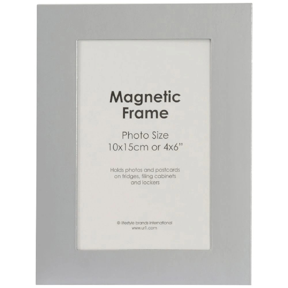 1 Photo Magnet 6x4" Silver, 1 of 1