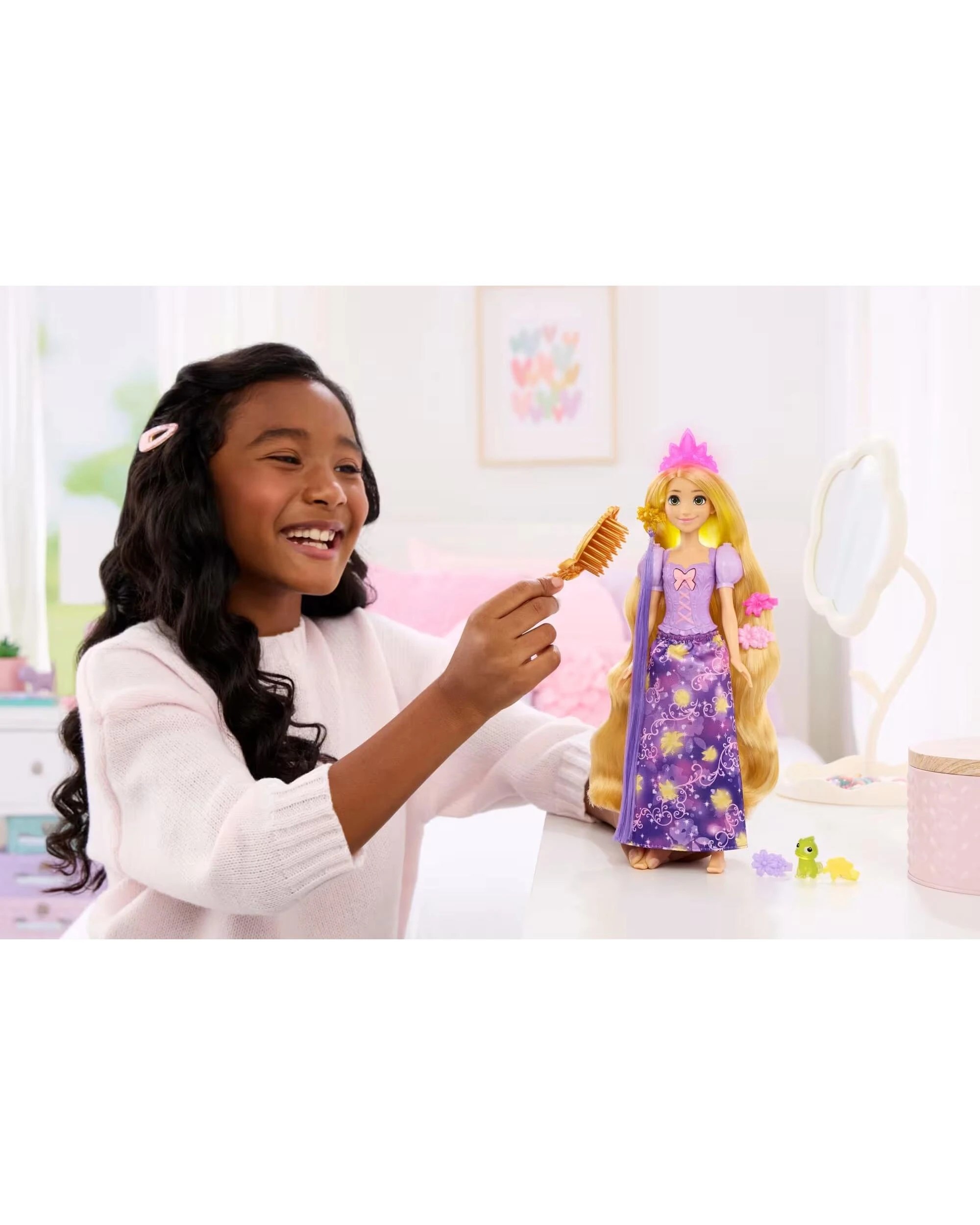 6 Disney Princess Magical Hair Rapunzel Doll, 6 of 6