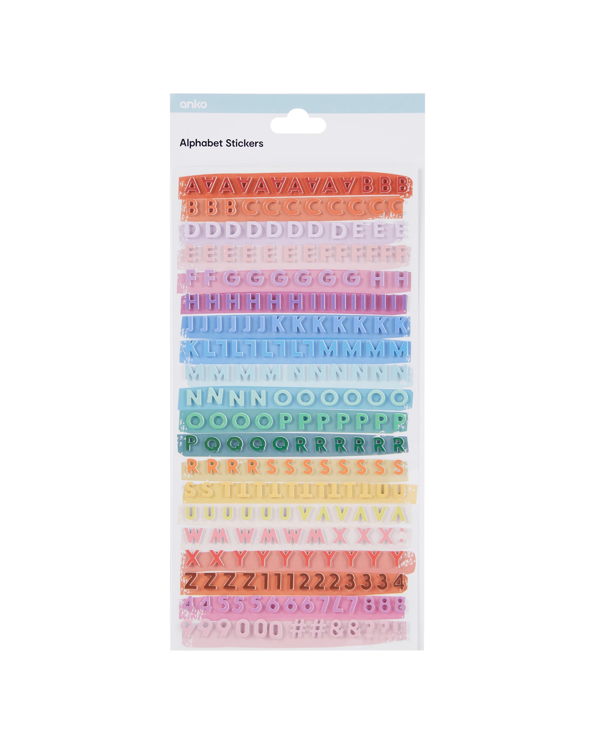 1 Alphabet Stickers - Colours, 1 of 4