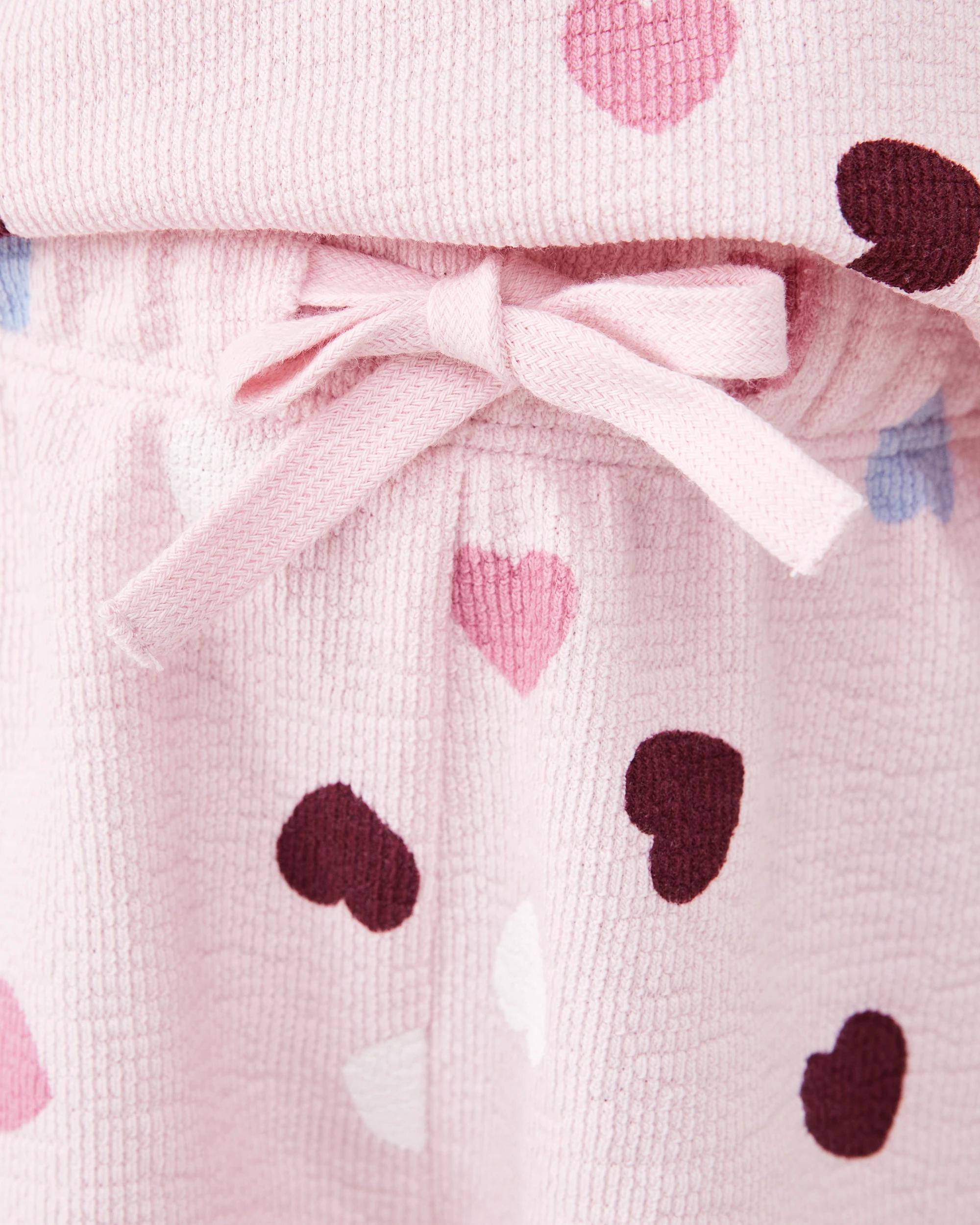 3 Slub Jacquard Shorts Pnk Heart, 3 of 6