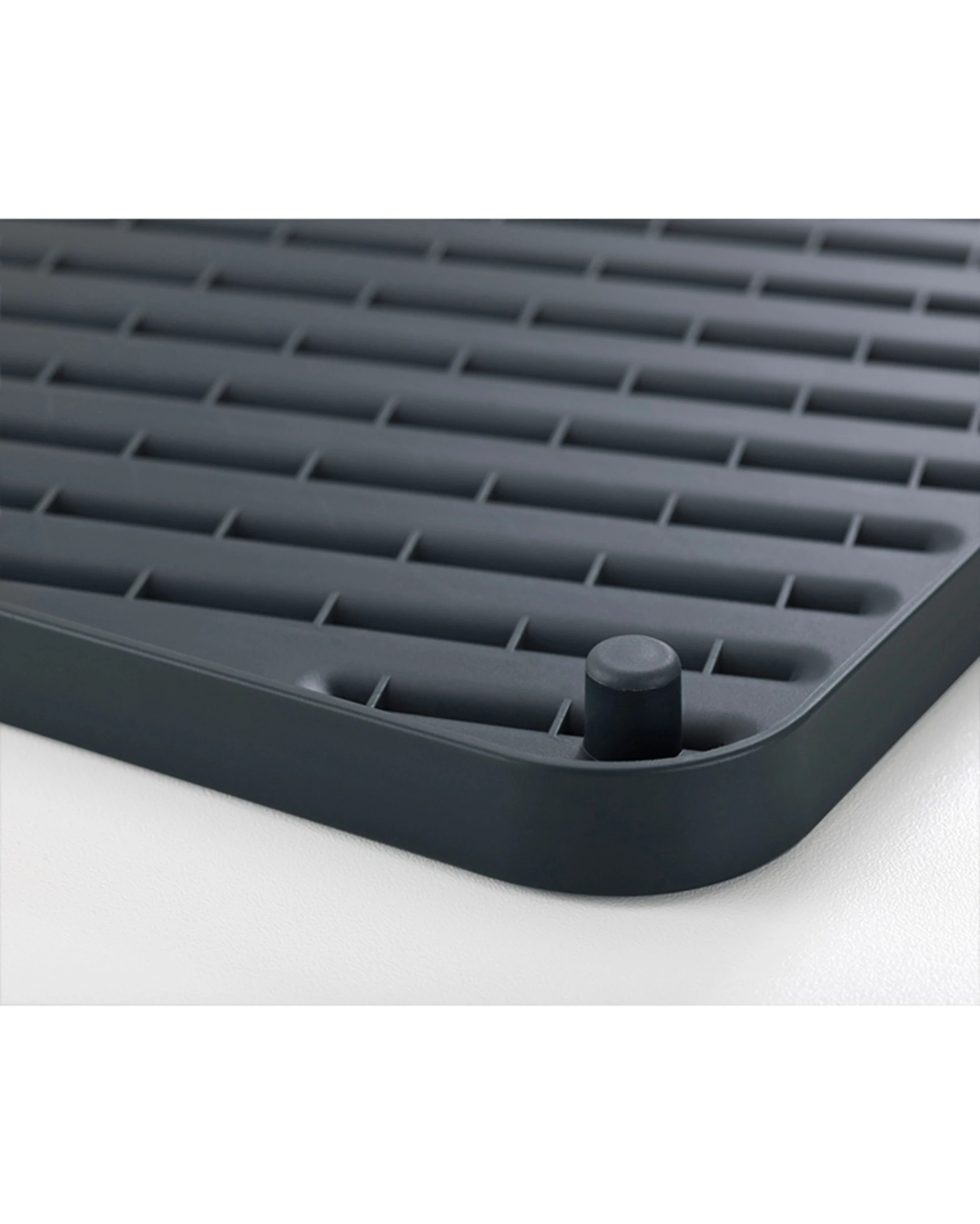 5 Joseph Joseph Flip Up Adjustable Draining Board With Pop-Up Plate Rack - Charcoal, 5 of 7