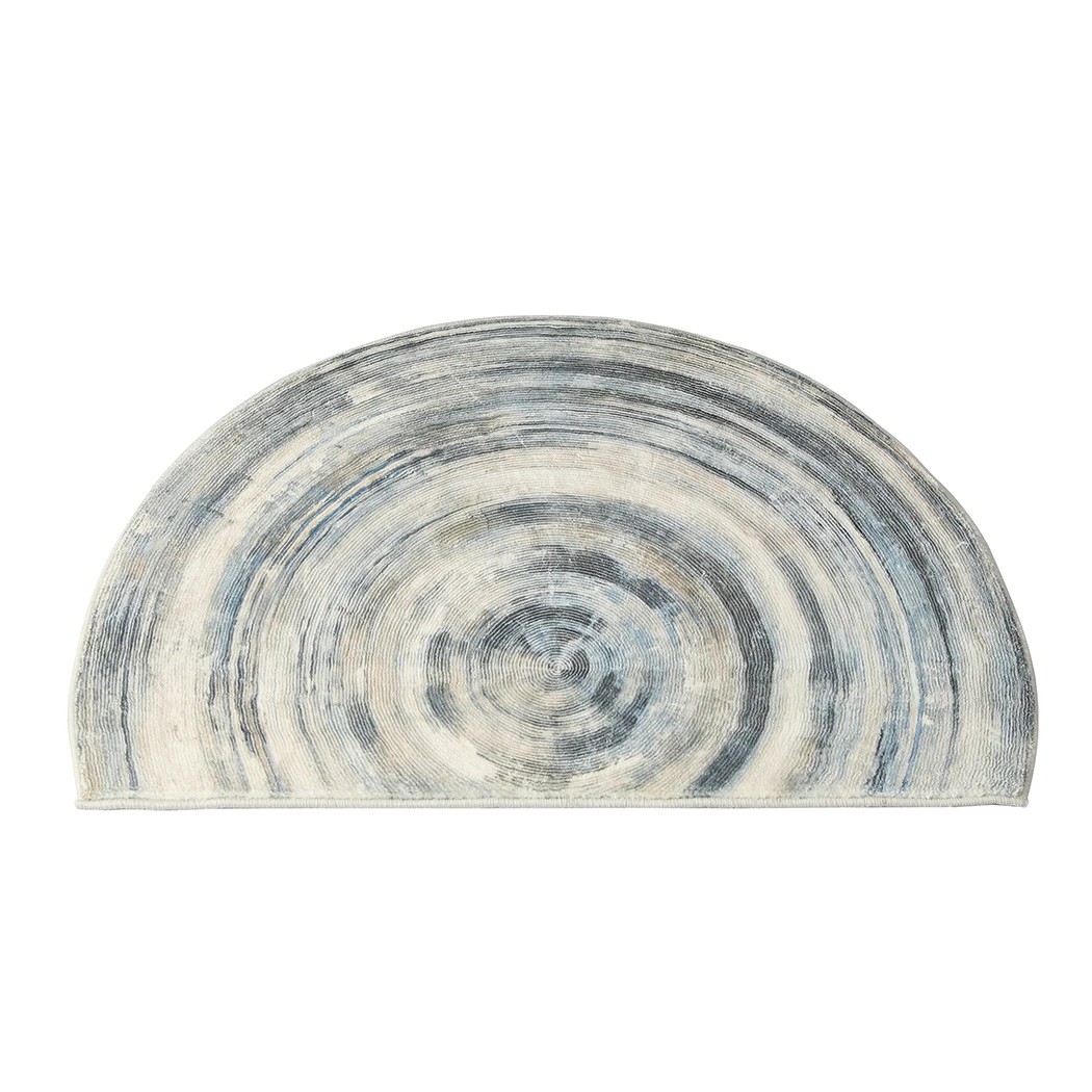 2 Marlow Wood Cut Pattern Machine Washable Doormat, 2 of 8